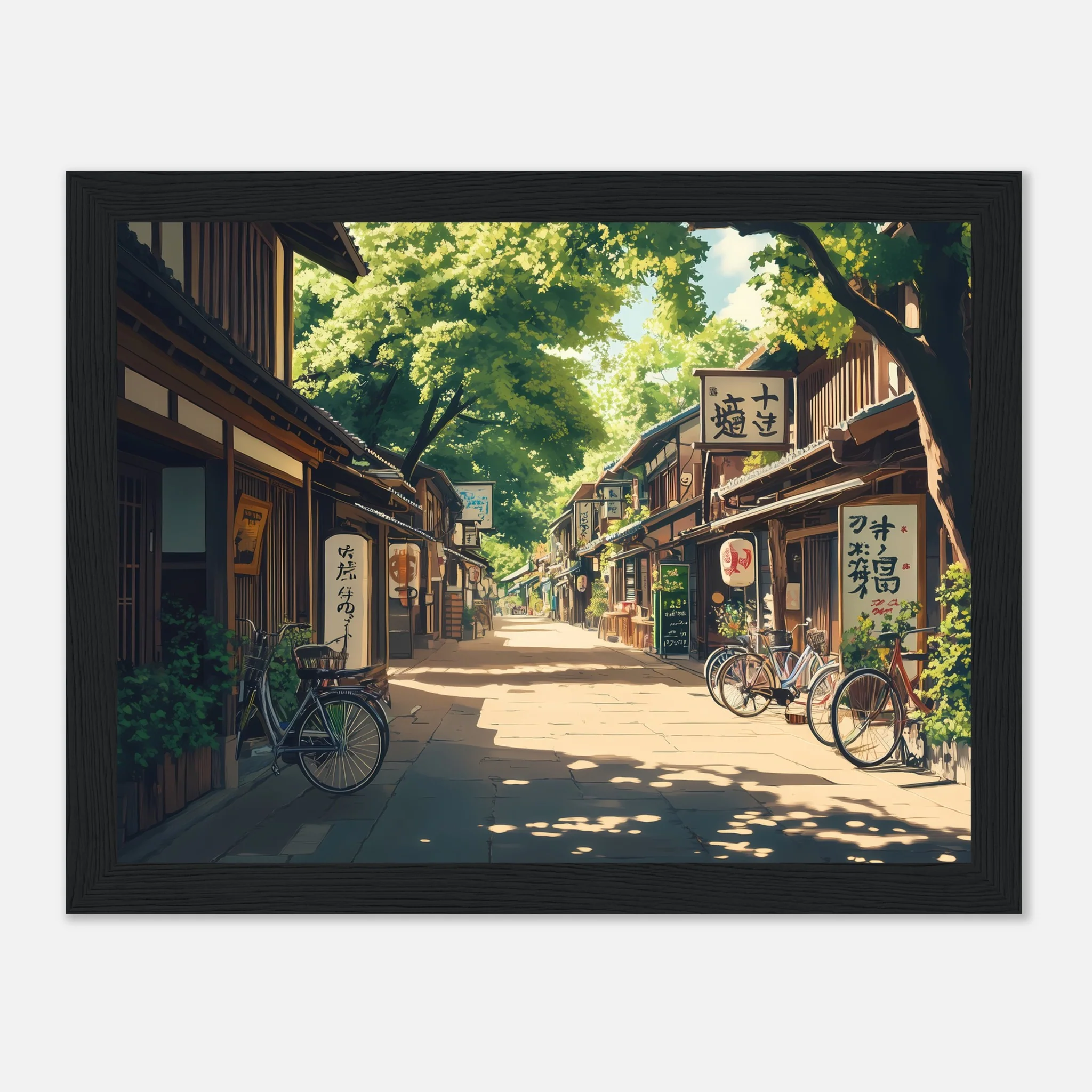 Japanese Street Market Charm – Poster - Image 26