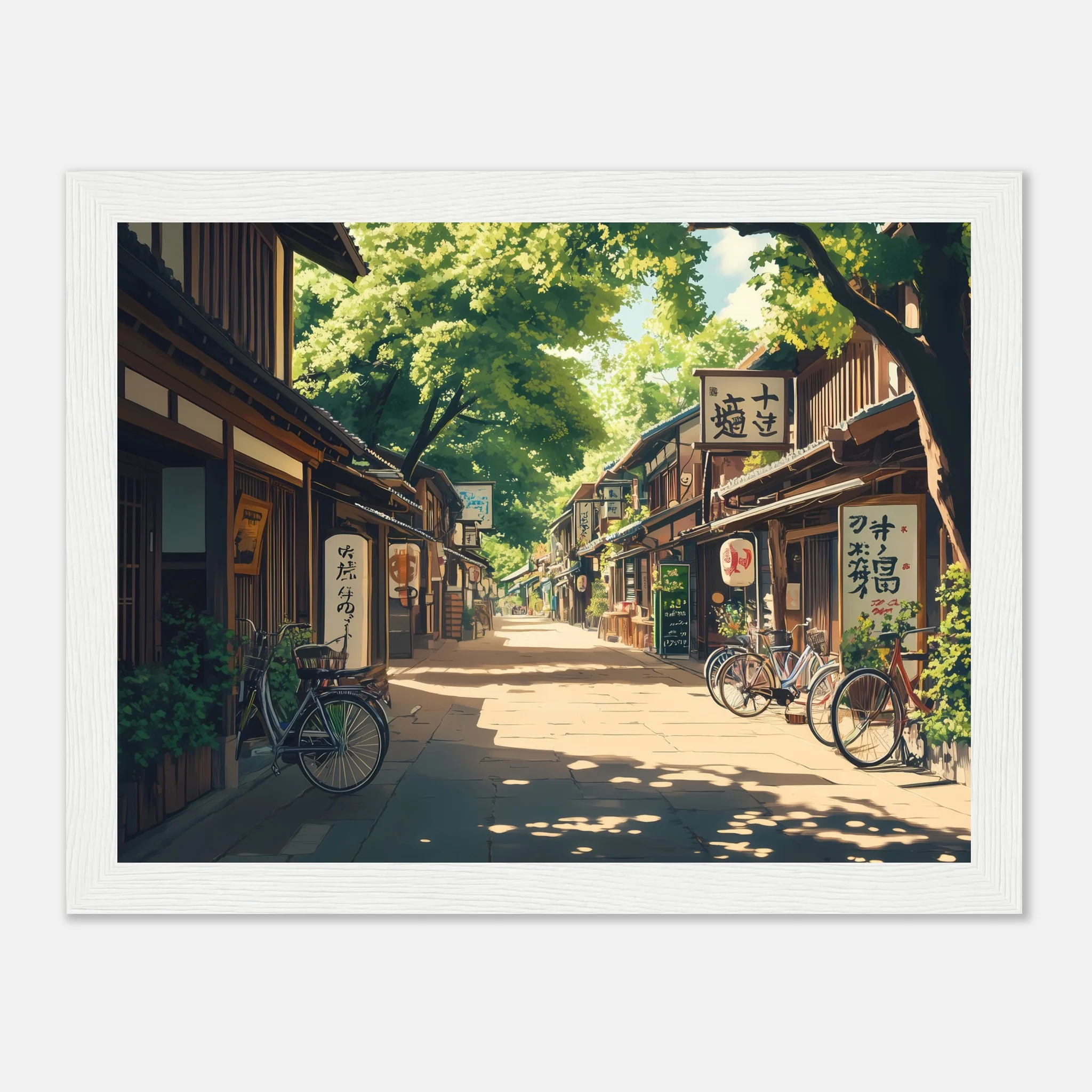 Japanese Street Market Charm – Poster - Image 27