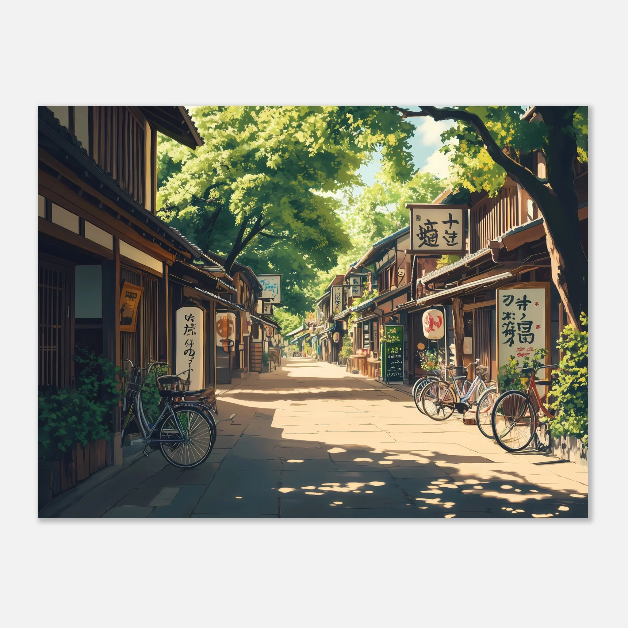 Japanese Street Market Charm – Poster - Image 28