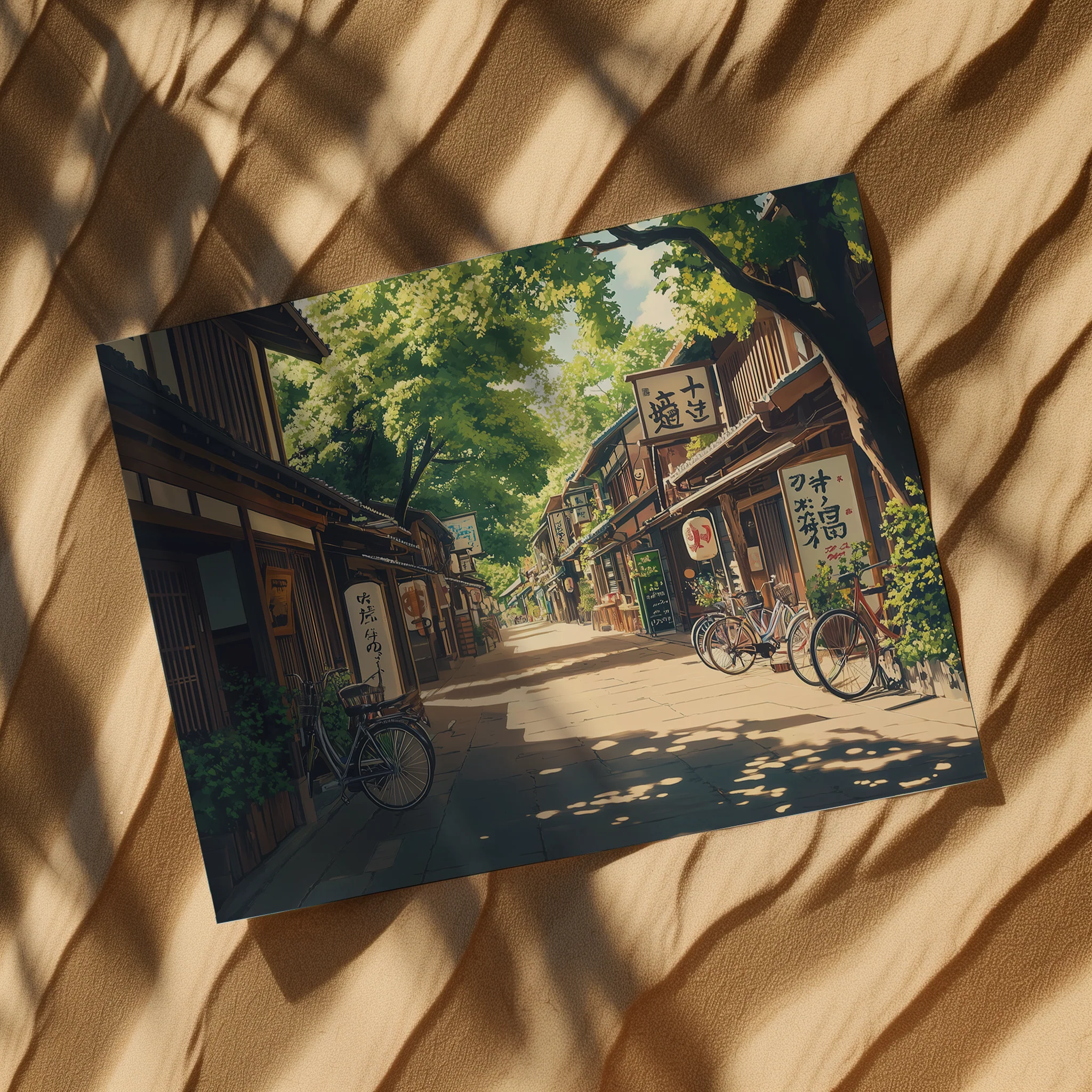 Japanese Street Market Charm – Poster - Image 4