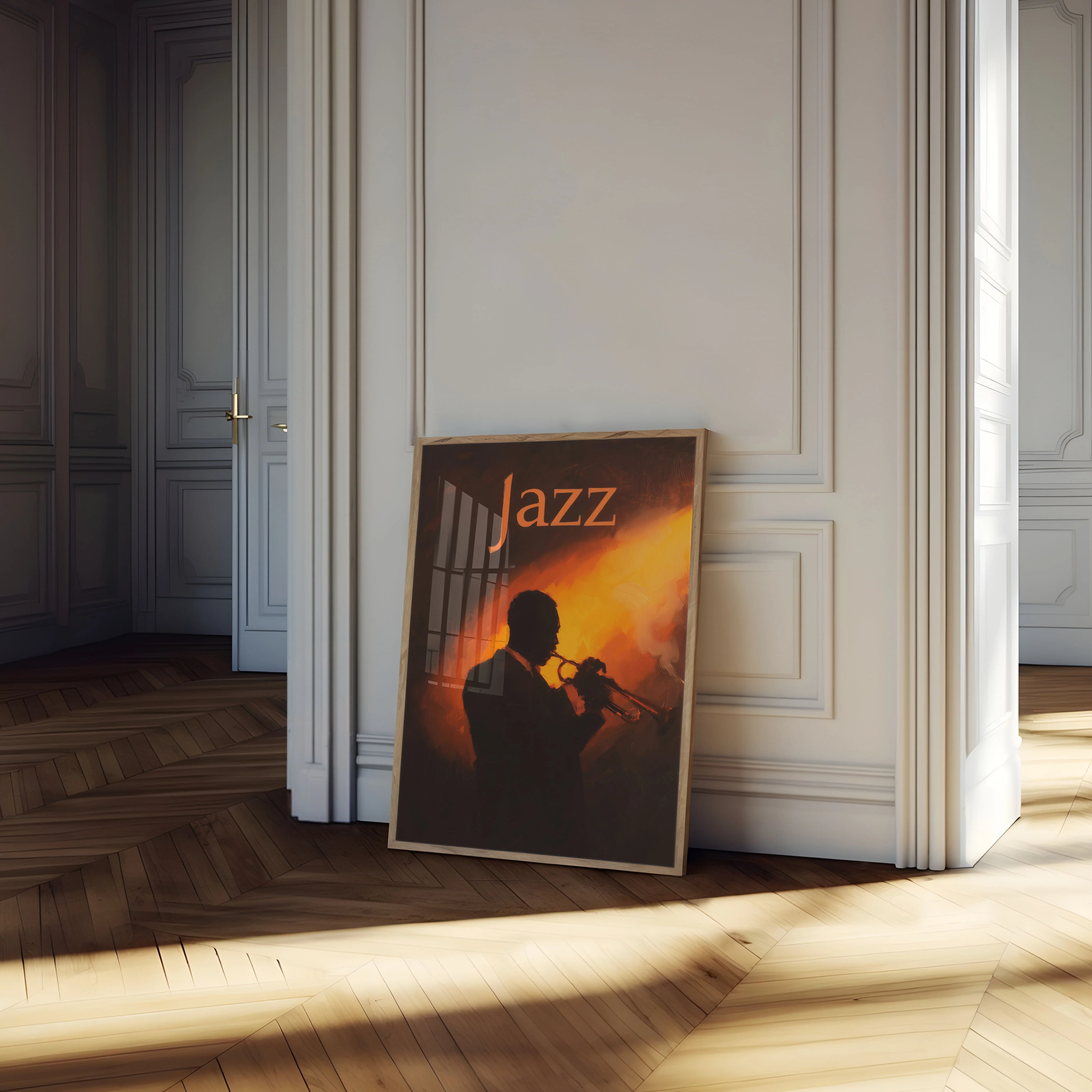 Jazz Musician Silhouette Poster - Image 4