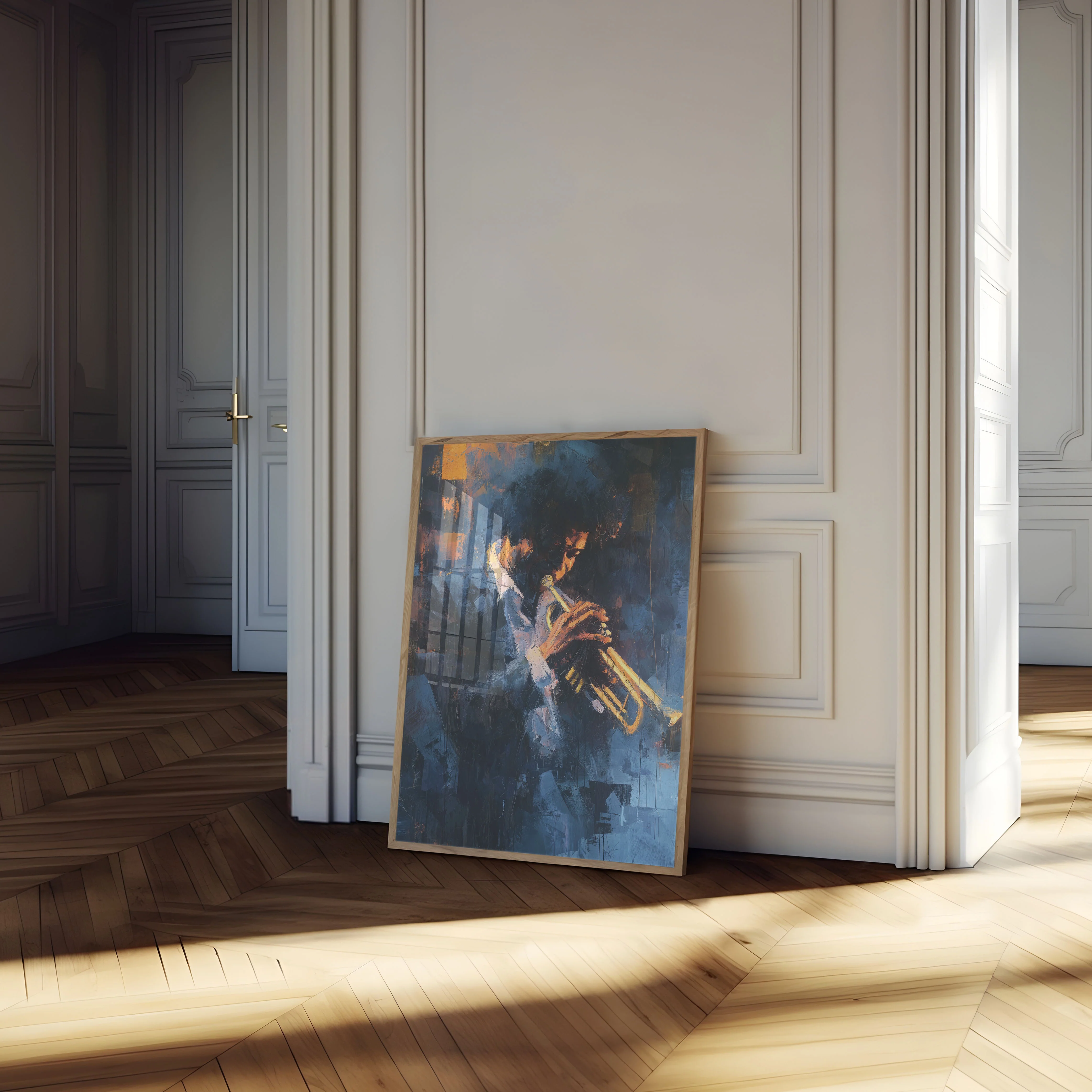 Jazz Musician with Trumpet Poster - Image 4