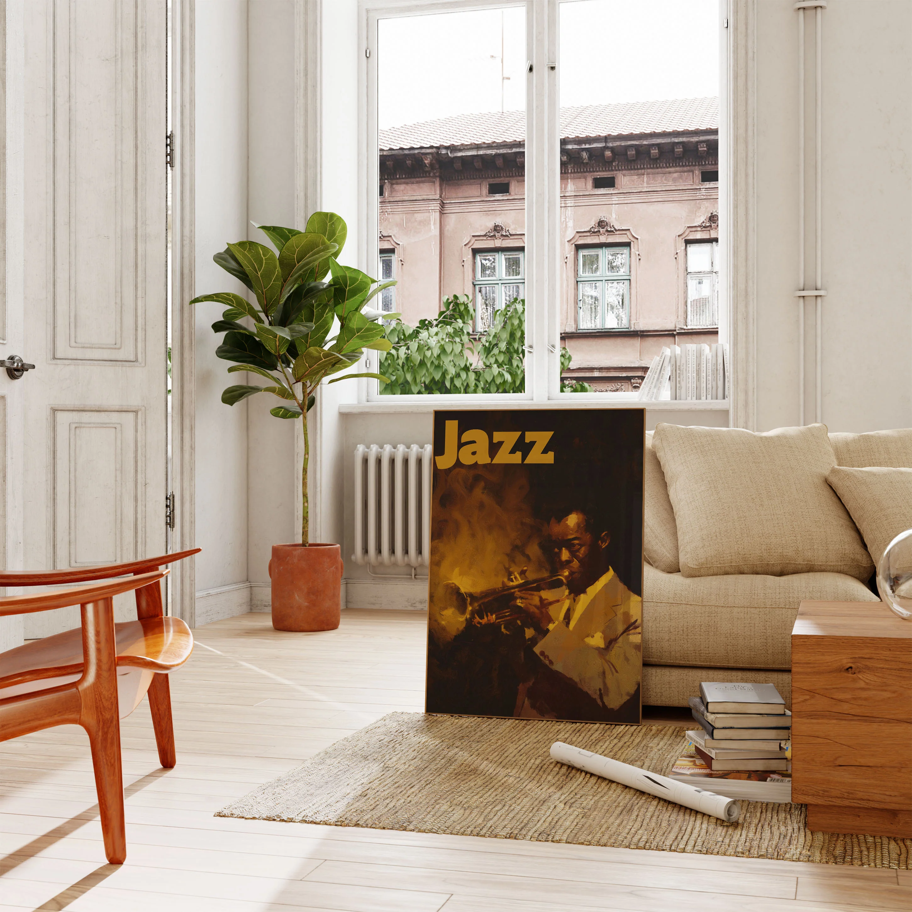 Jazz Trumpet Player Poster - Image 2