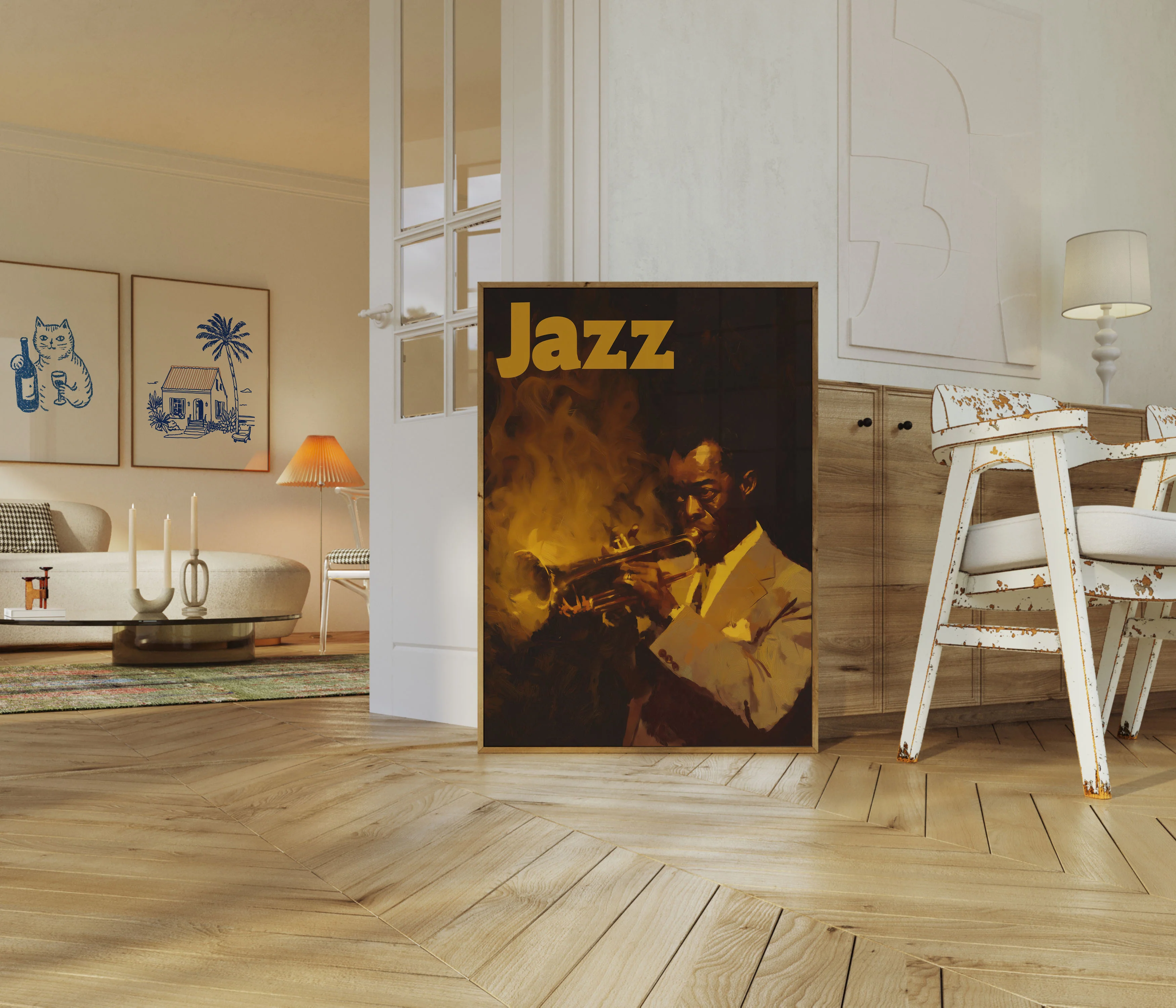 Jazz Trumpet Player Poster - Image 5
