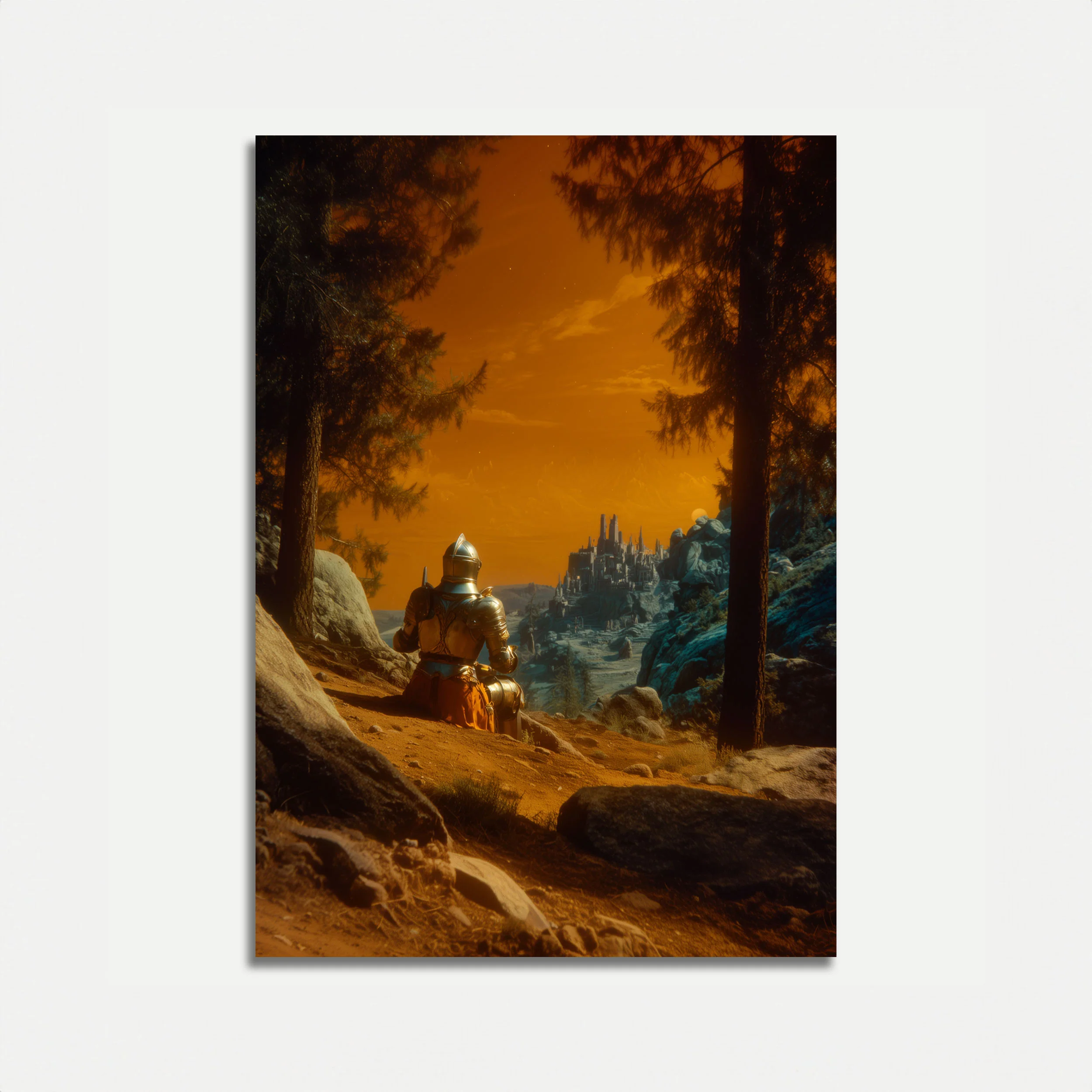 Knight's Journey Castle Poster