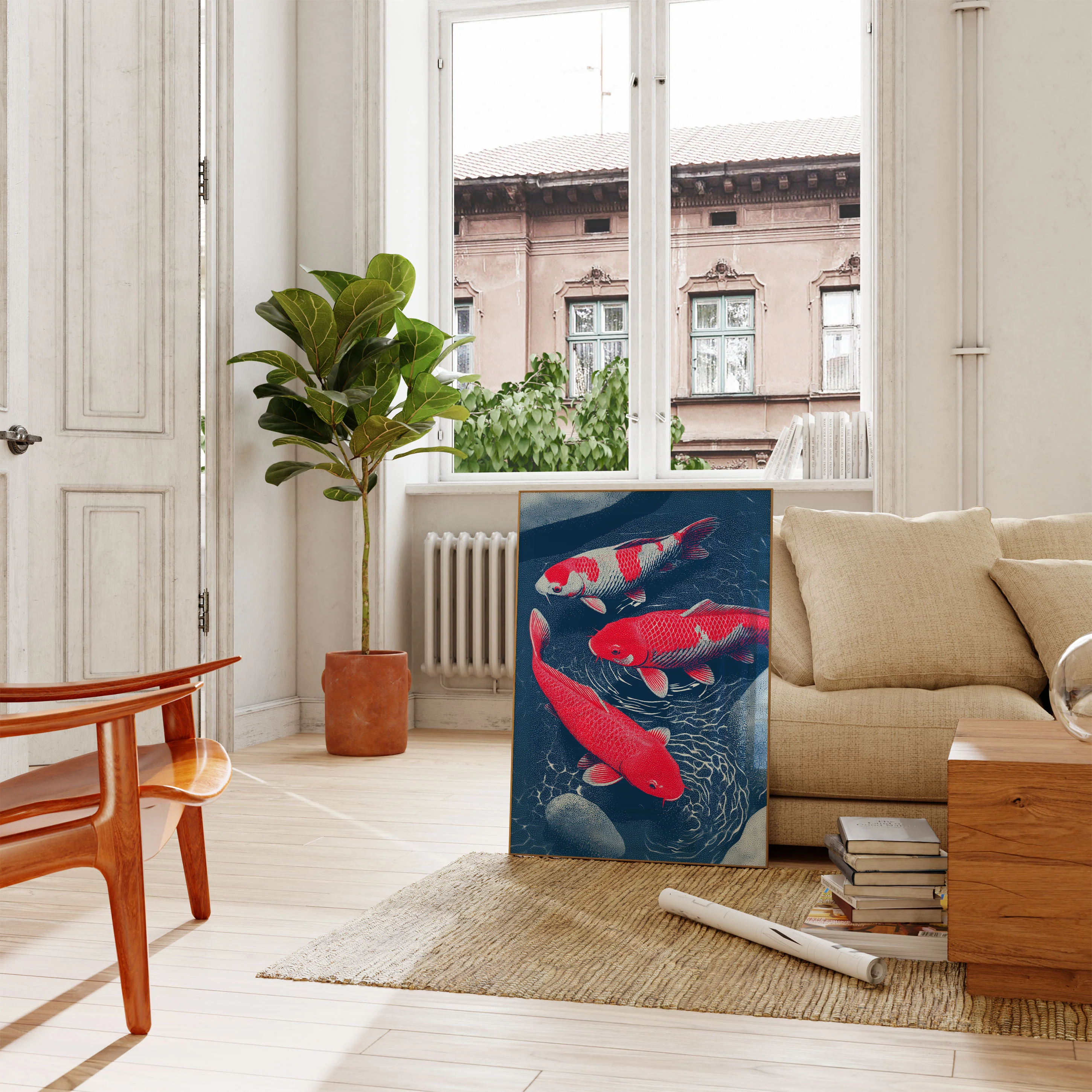 Koi Fish Harmony Poster - Image 2