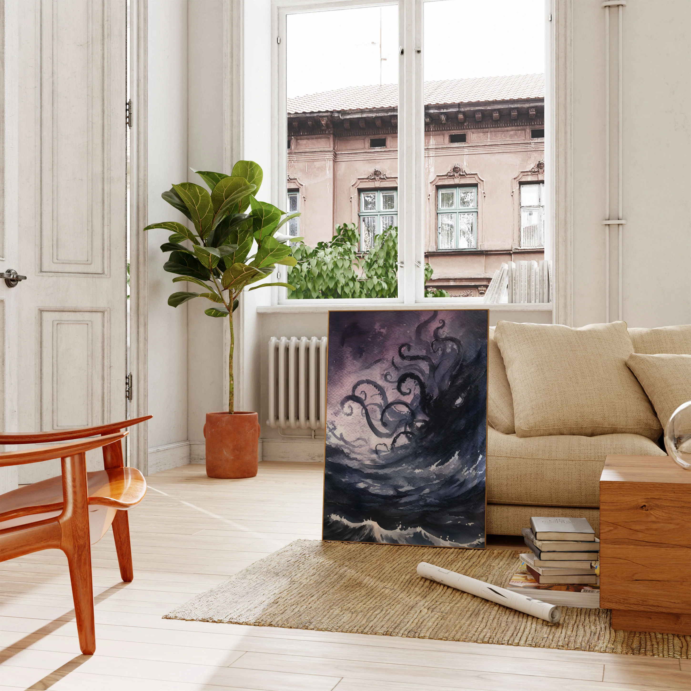 Kraken Storm Rising Poster - Image 2