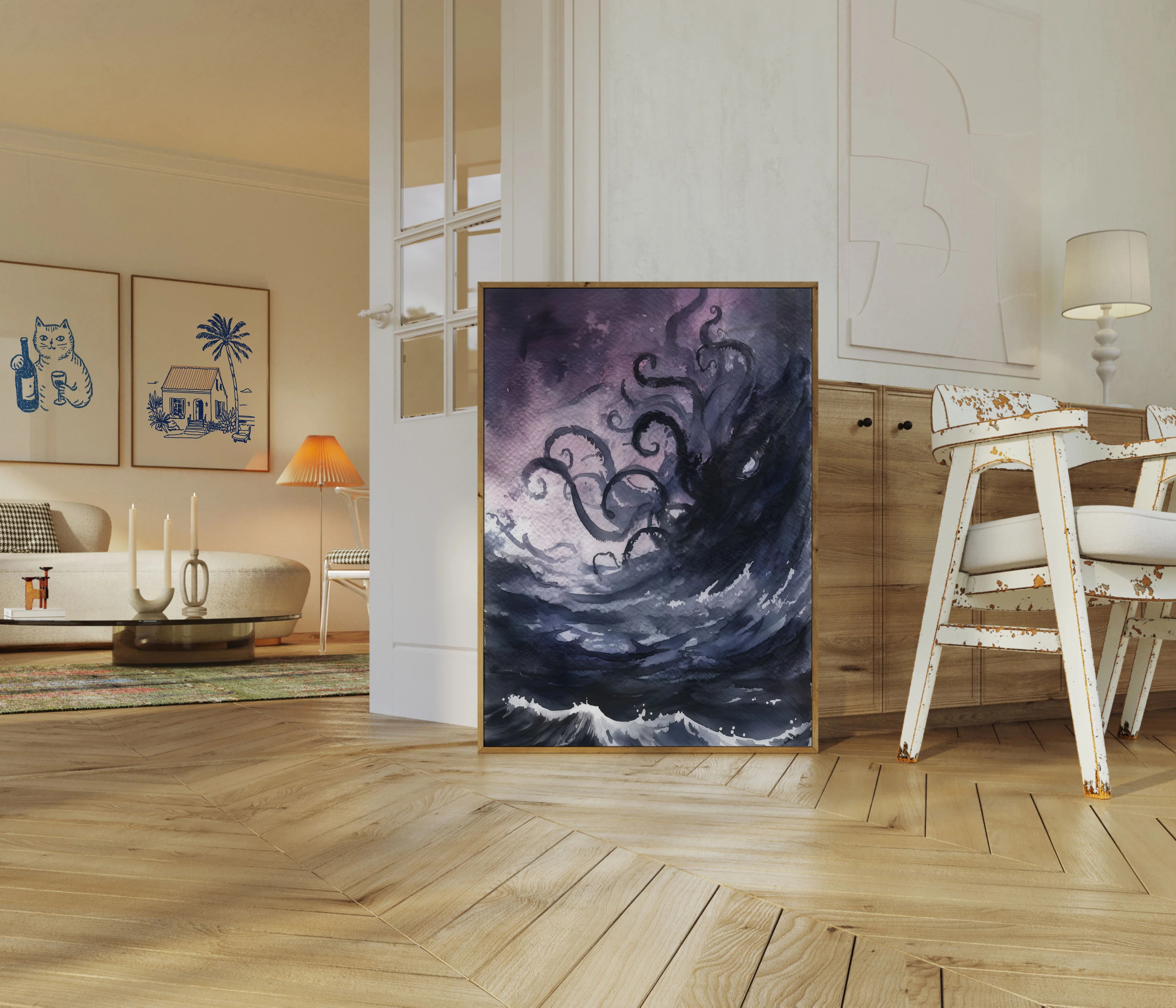 Kraken Storm Rising Poster - Image 5
