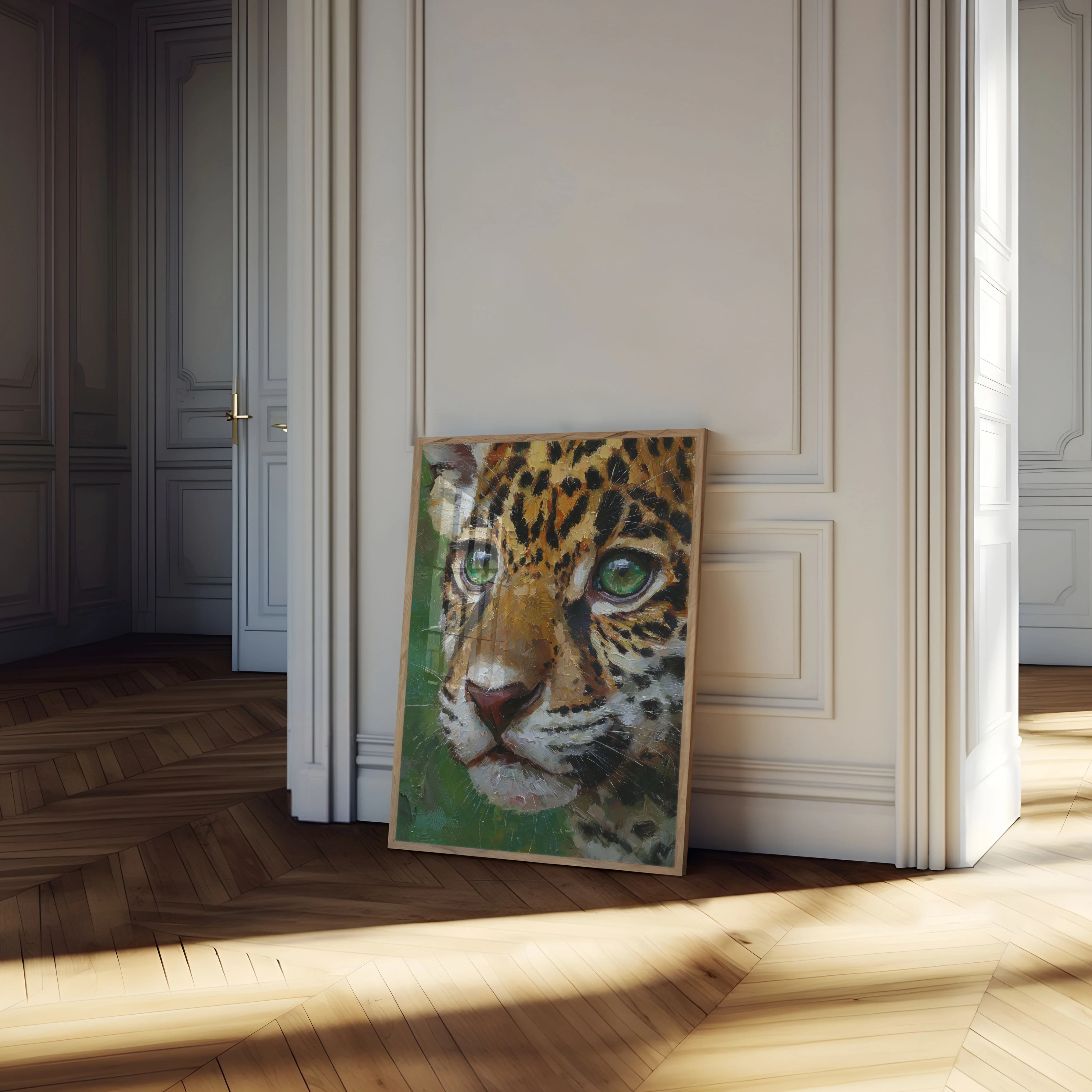 Leopard with Green Eyes Poster - Image 4