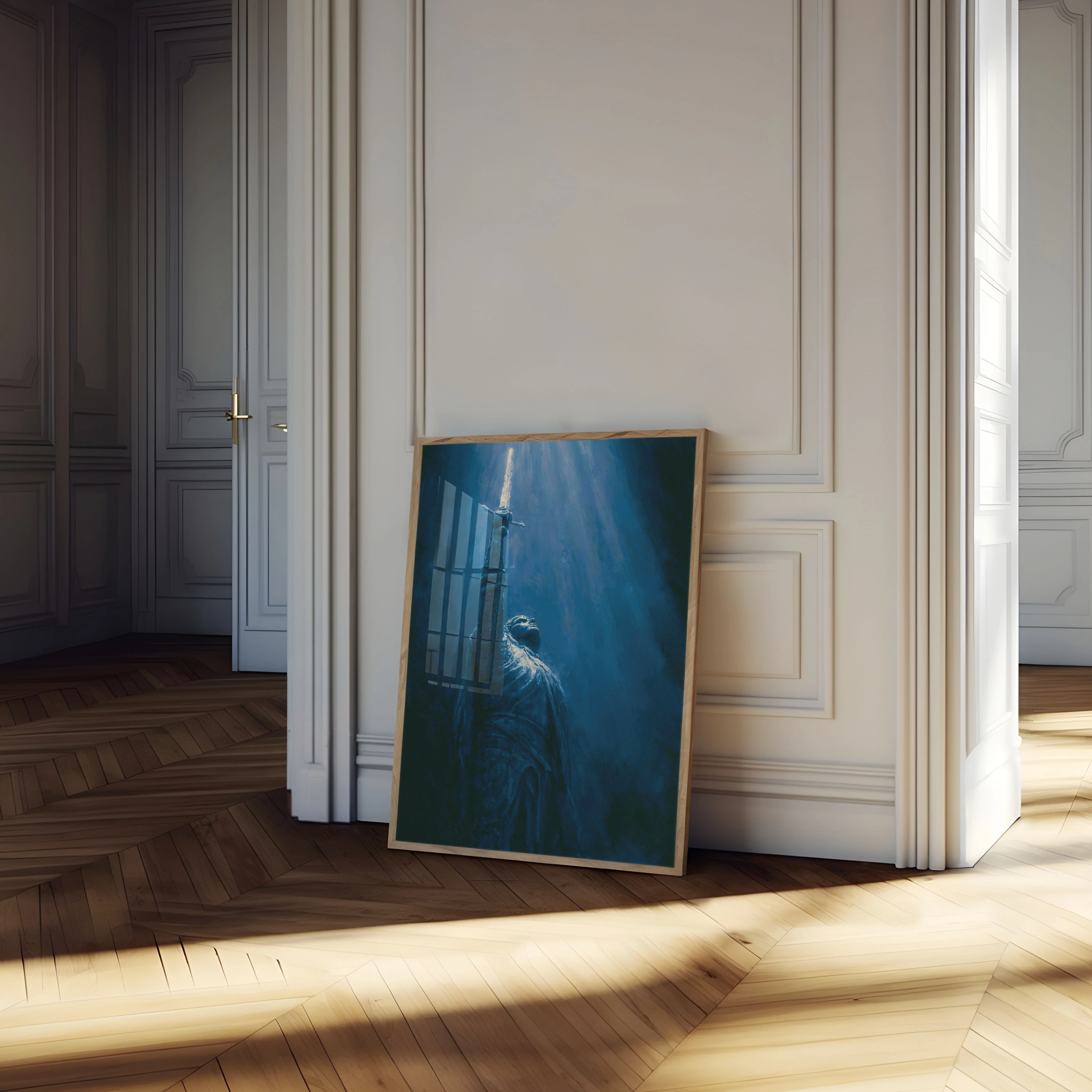 Liberty Torch Light Rays Poster - Image 4