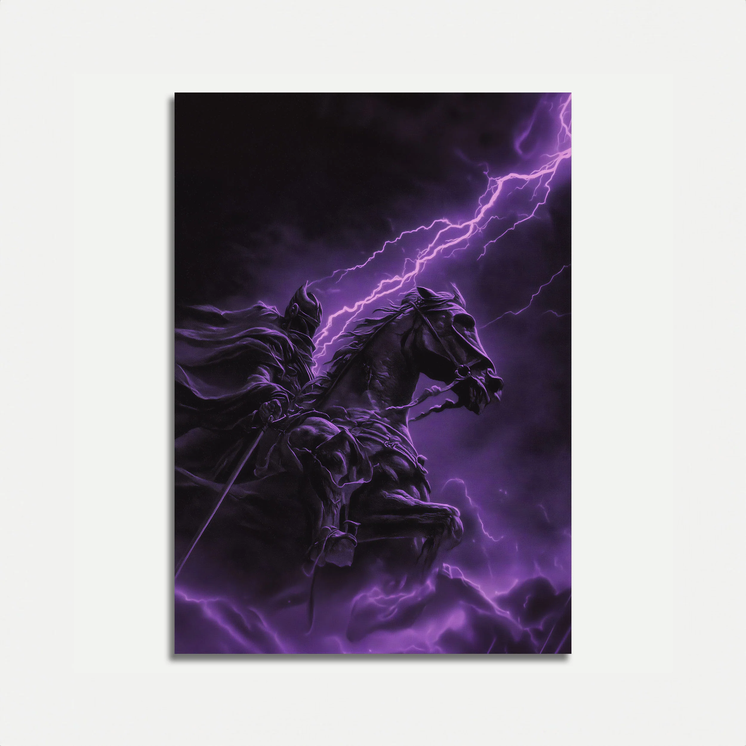 Lightning Knight Warrior Poster