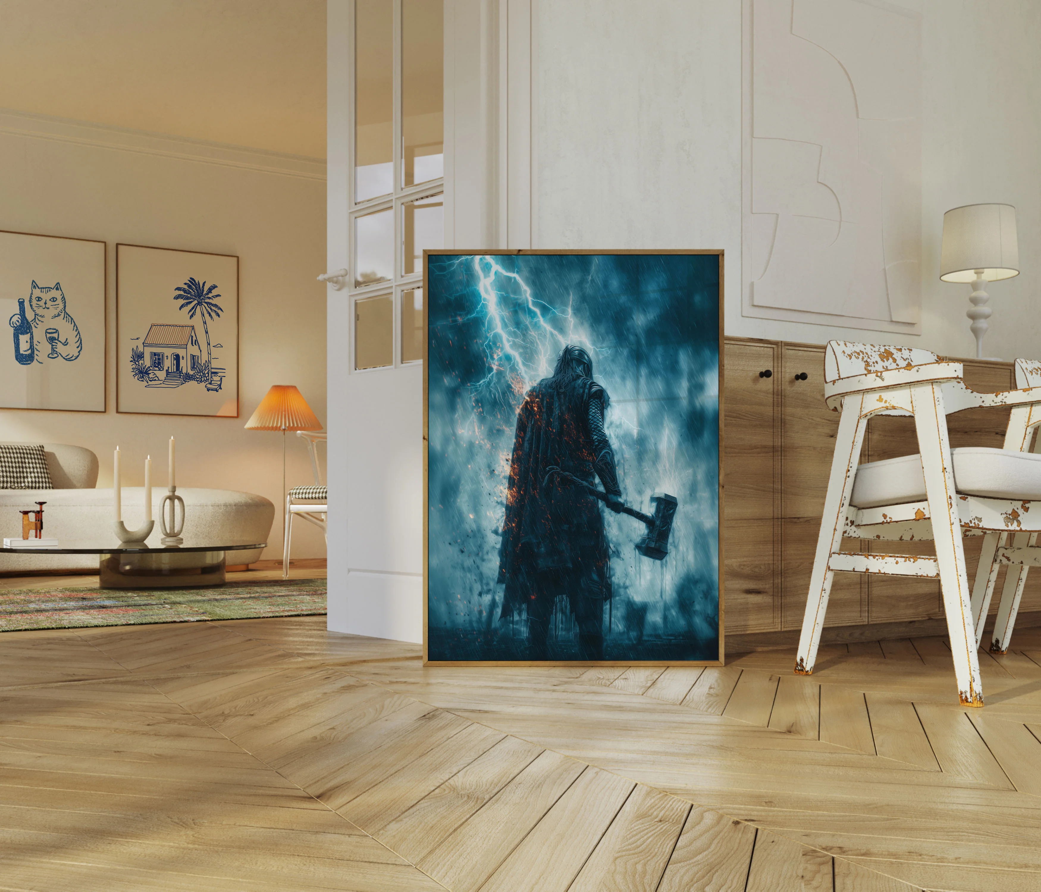 Lightning Thor Viking Poster - Image 5