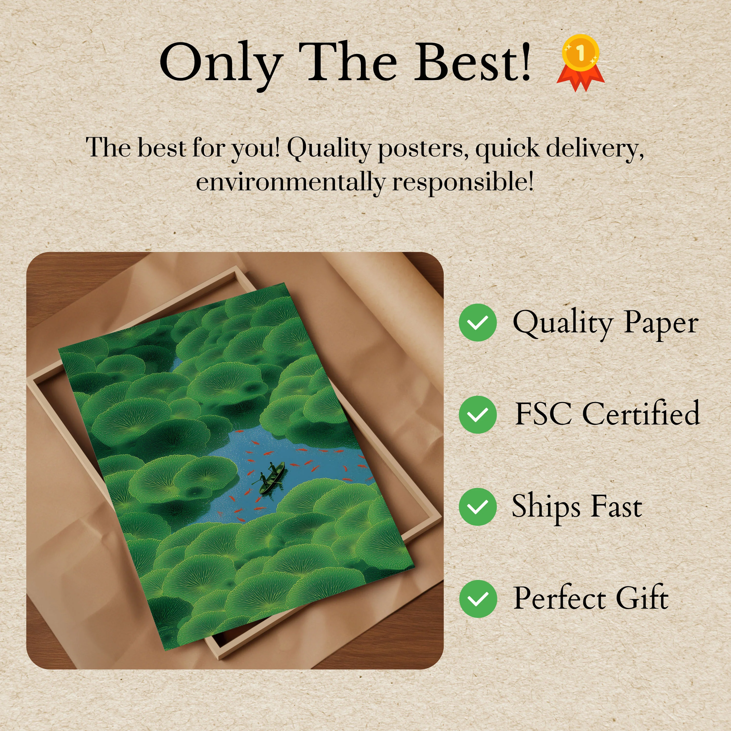 Lily Pad Fishing Adventure Poster - Image 3