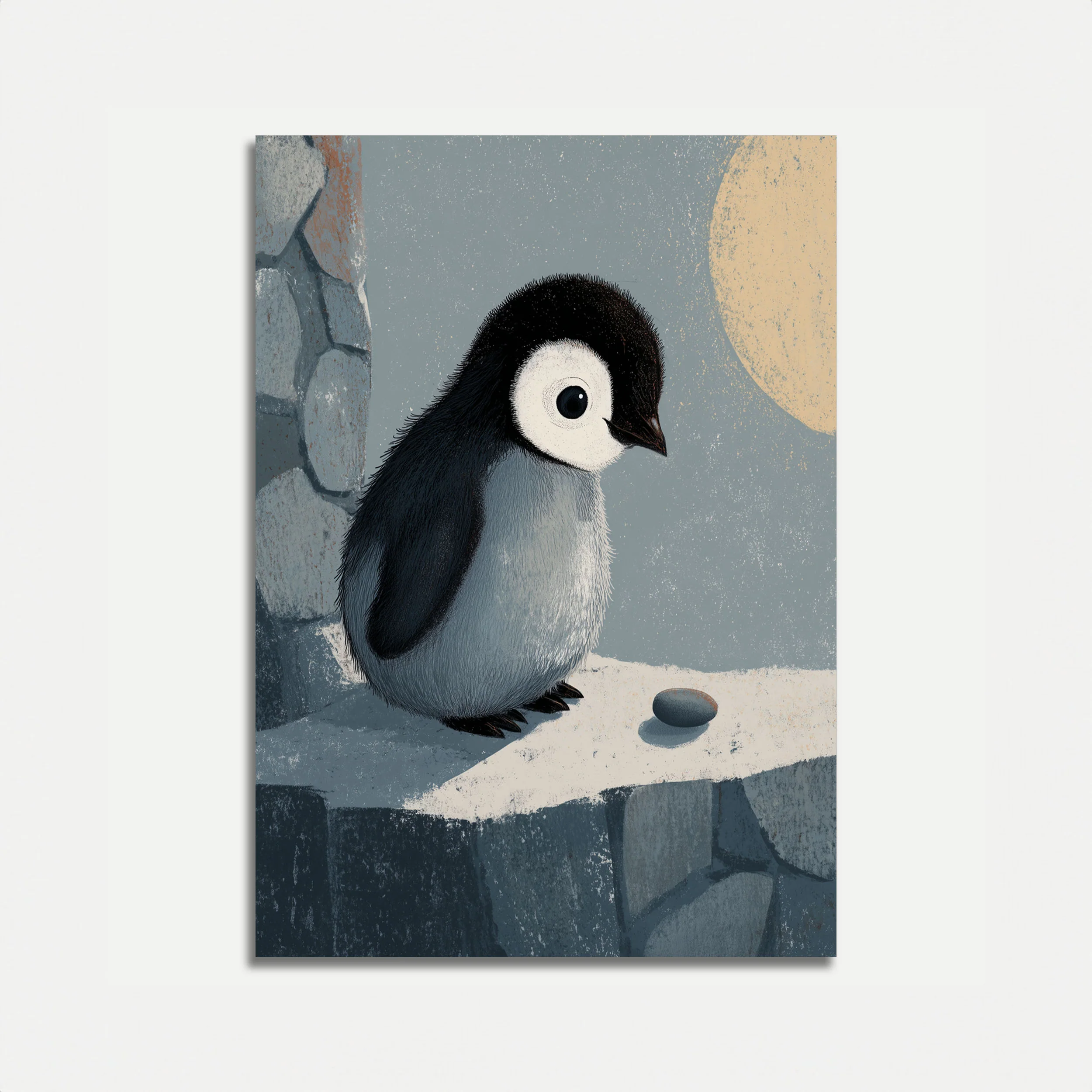 Little Penguin Chick Portrait Poster