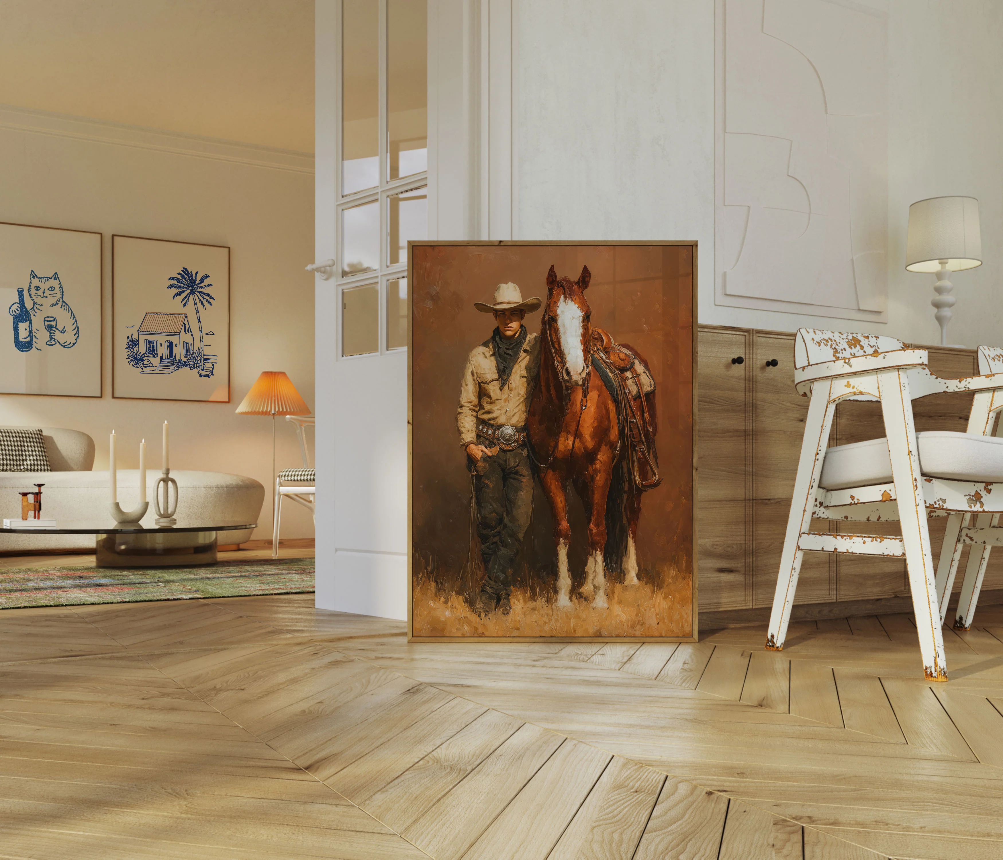 Lone Cowboy Companion Poster - Image 5