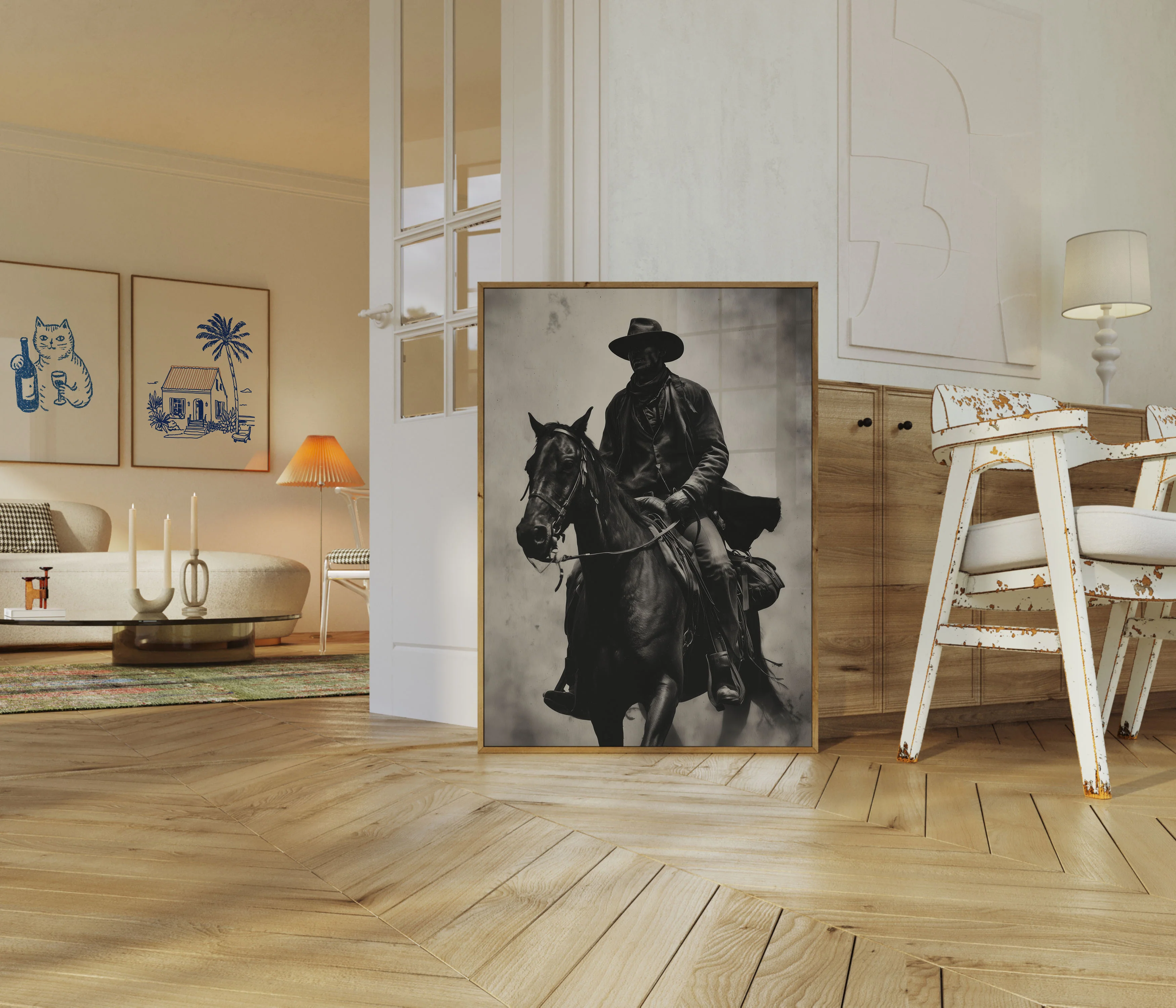 Lone Rider Western Cowboy Poster - Image 5