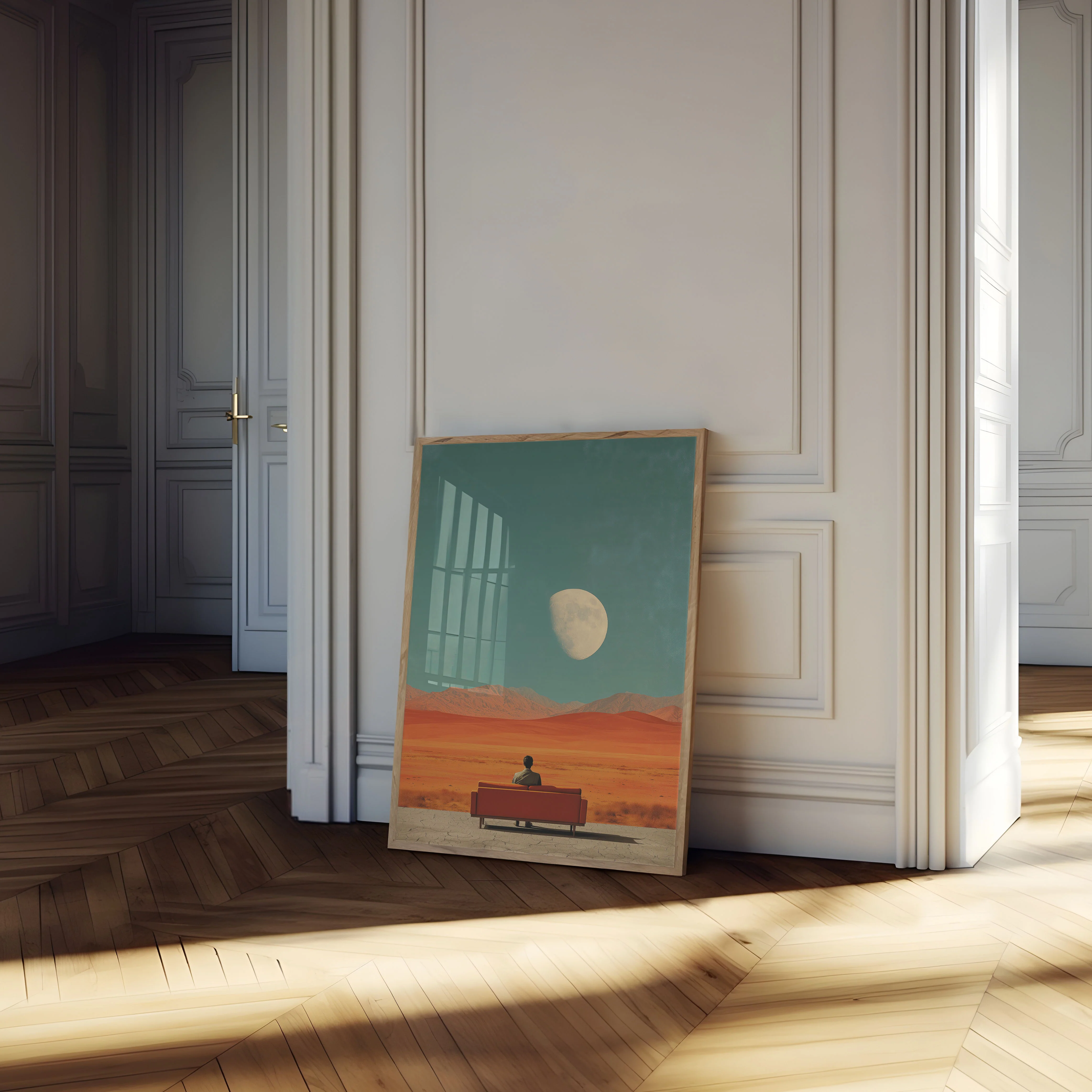 Lonely Desert Moon Poster - Image 4