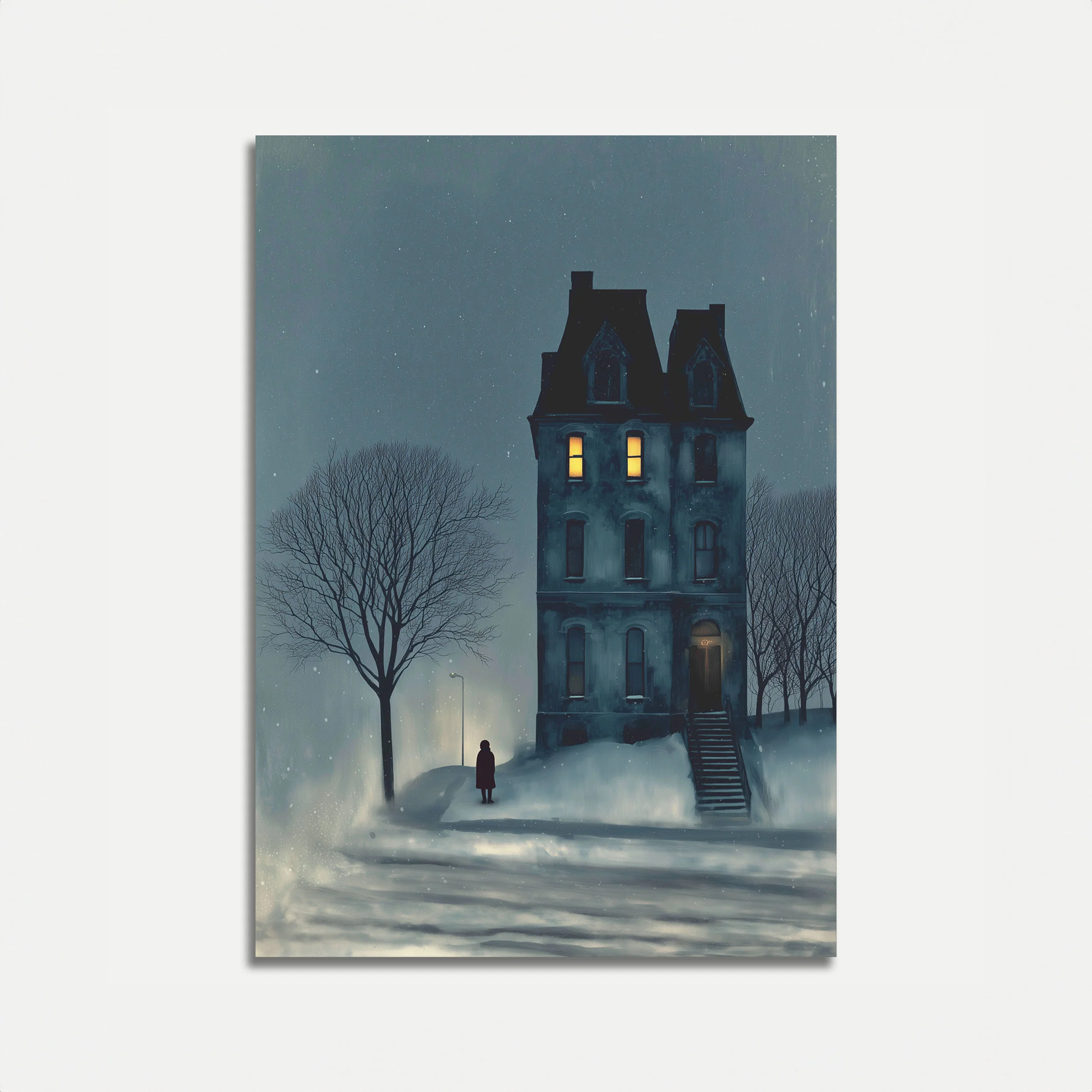 Lonely Night Winter Poster