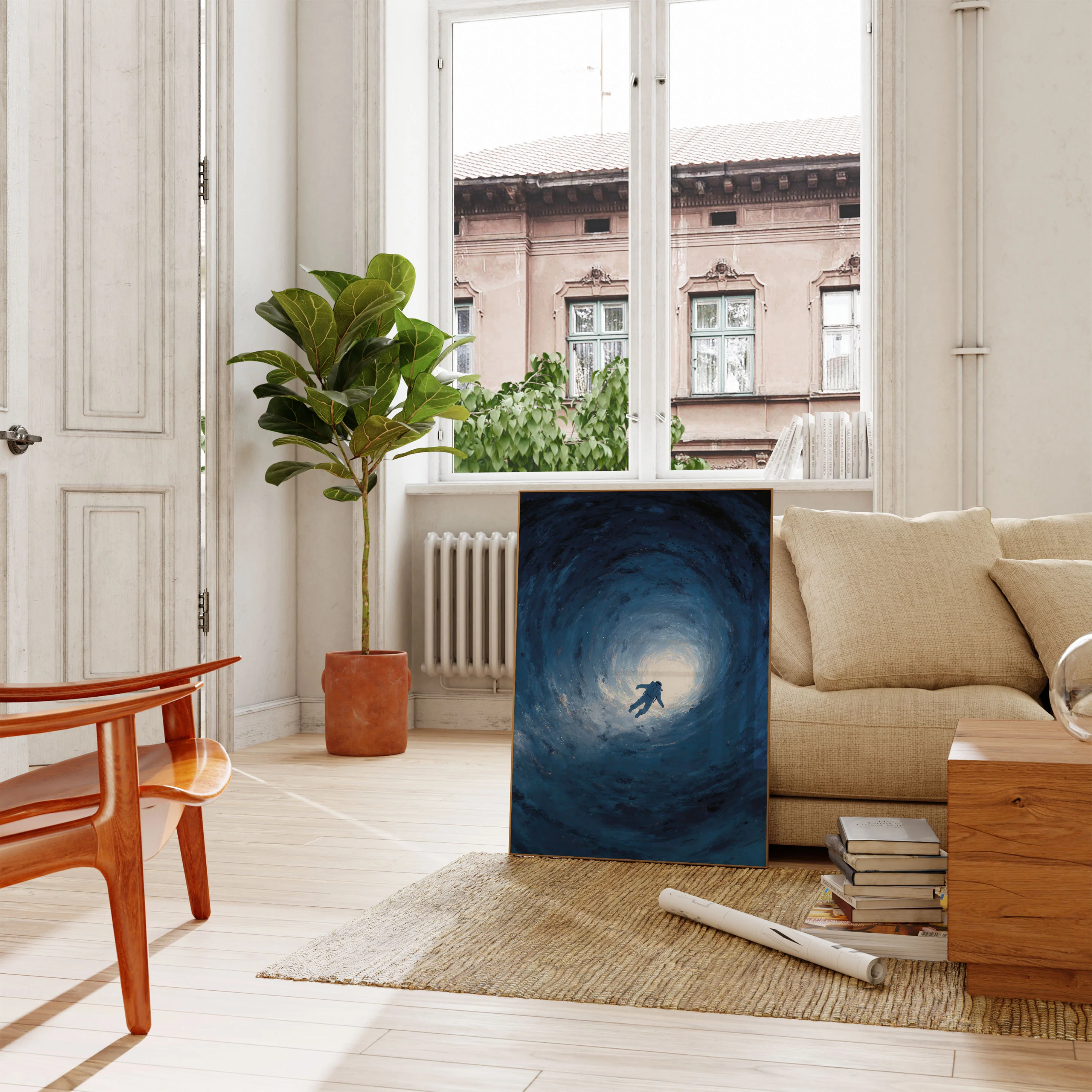 Lost in Cosmic Tunnel Poster - Image 2