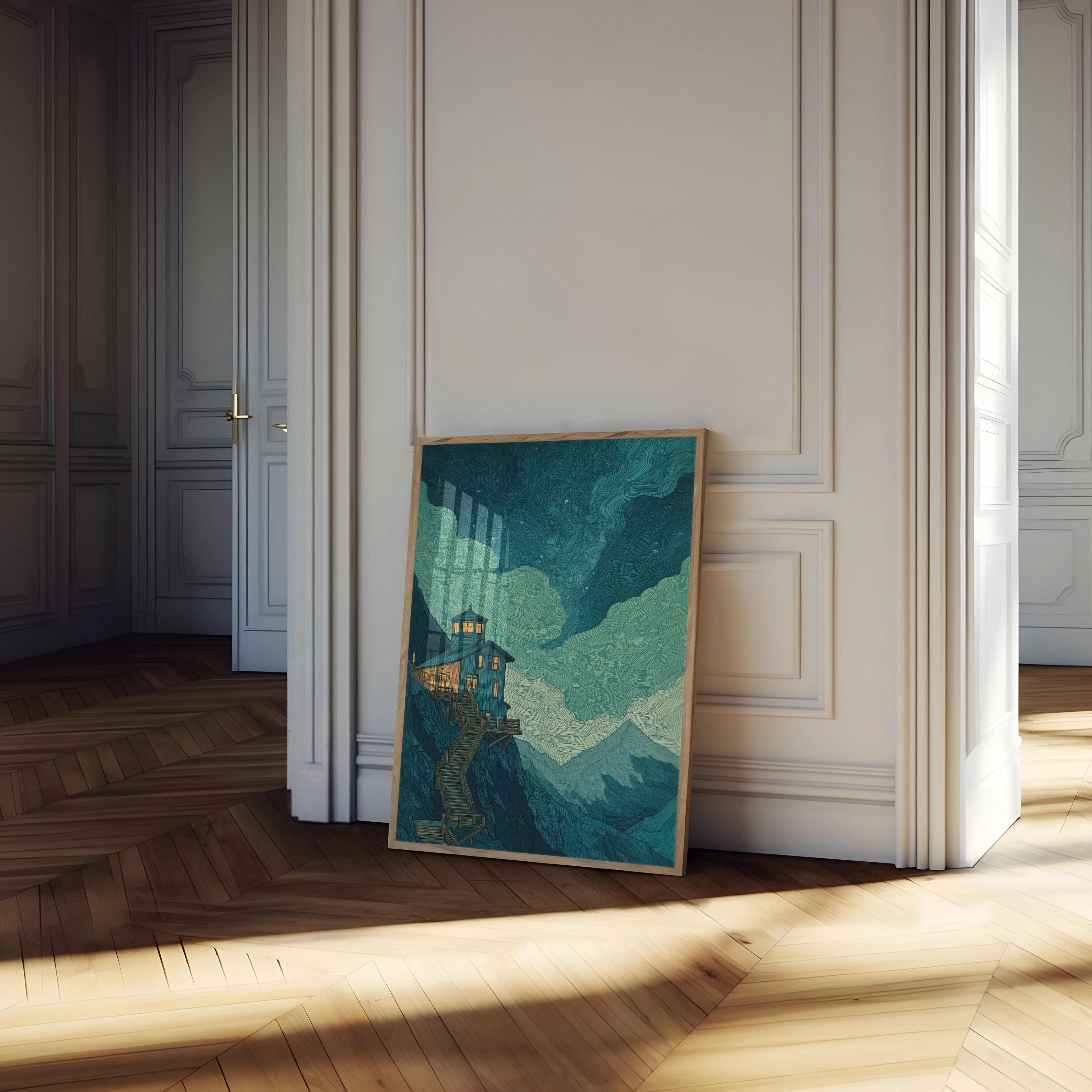 Luminous Mountain Retreat Poster - Image 4