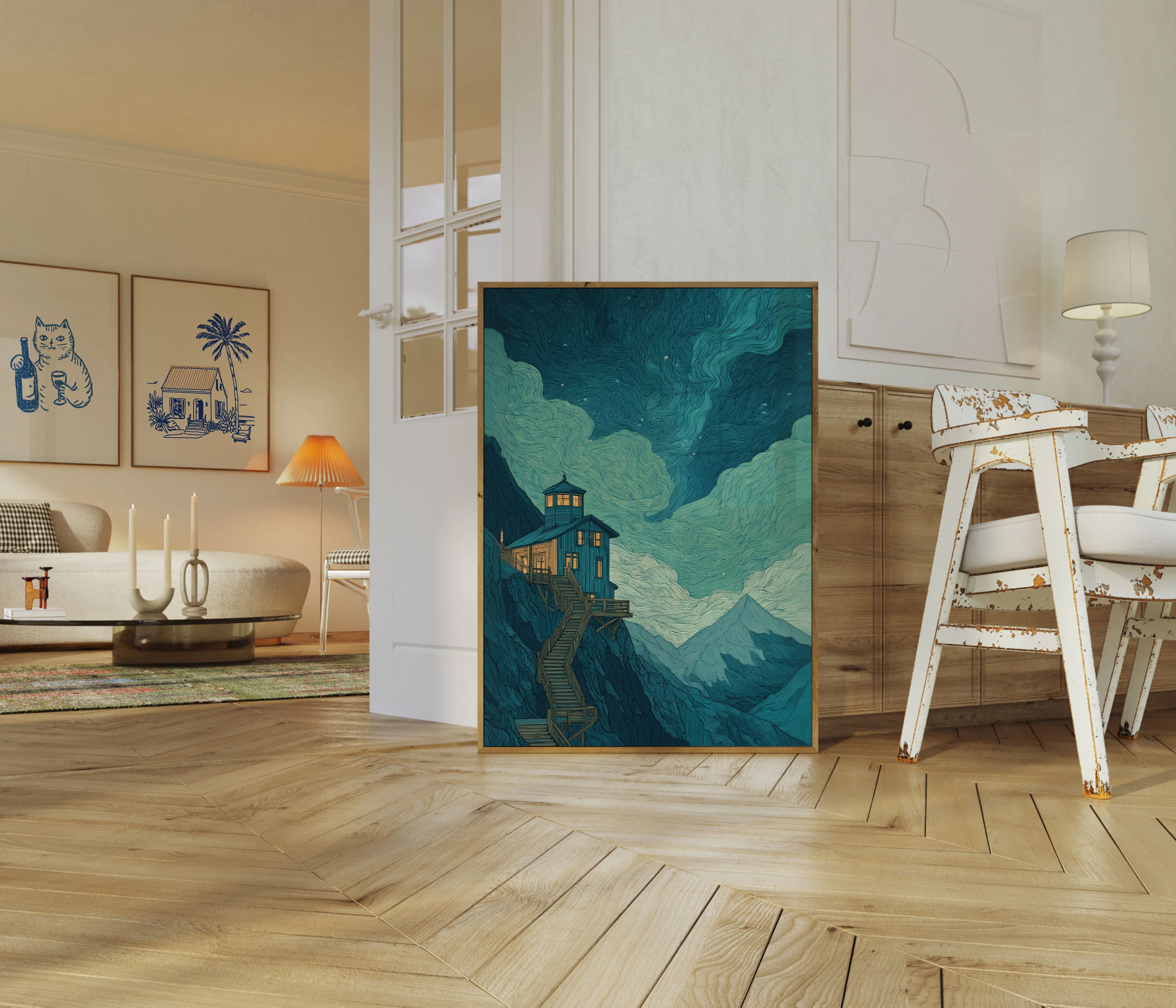 Luminous Mountain Retreat Poster - Image 5