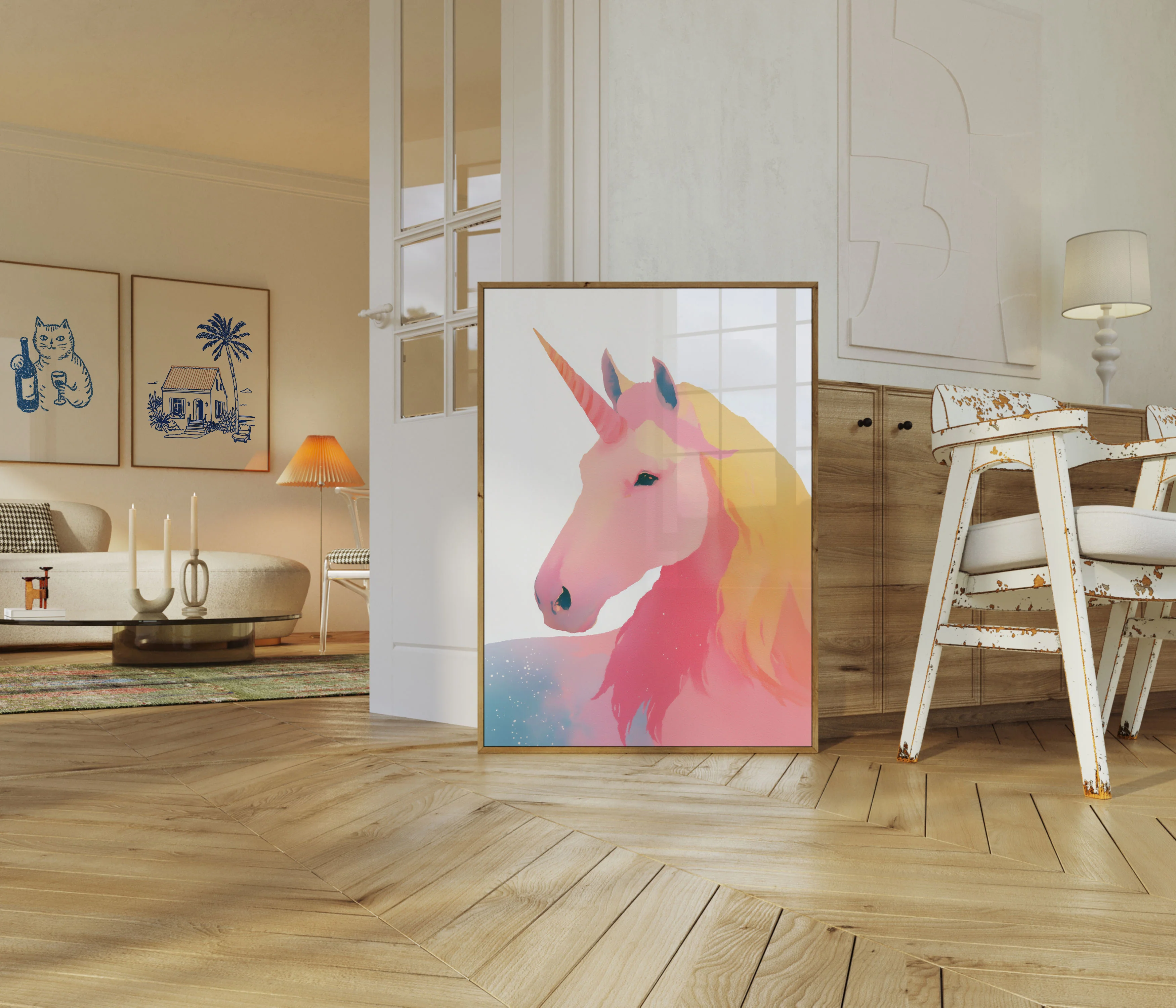 Magical Pastel Unicorn Poster - Image 5