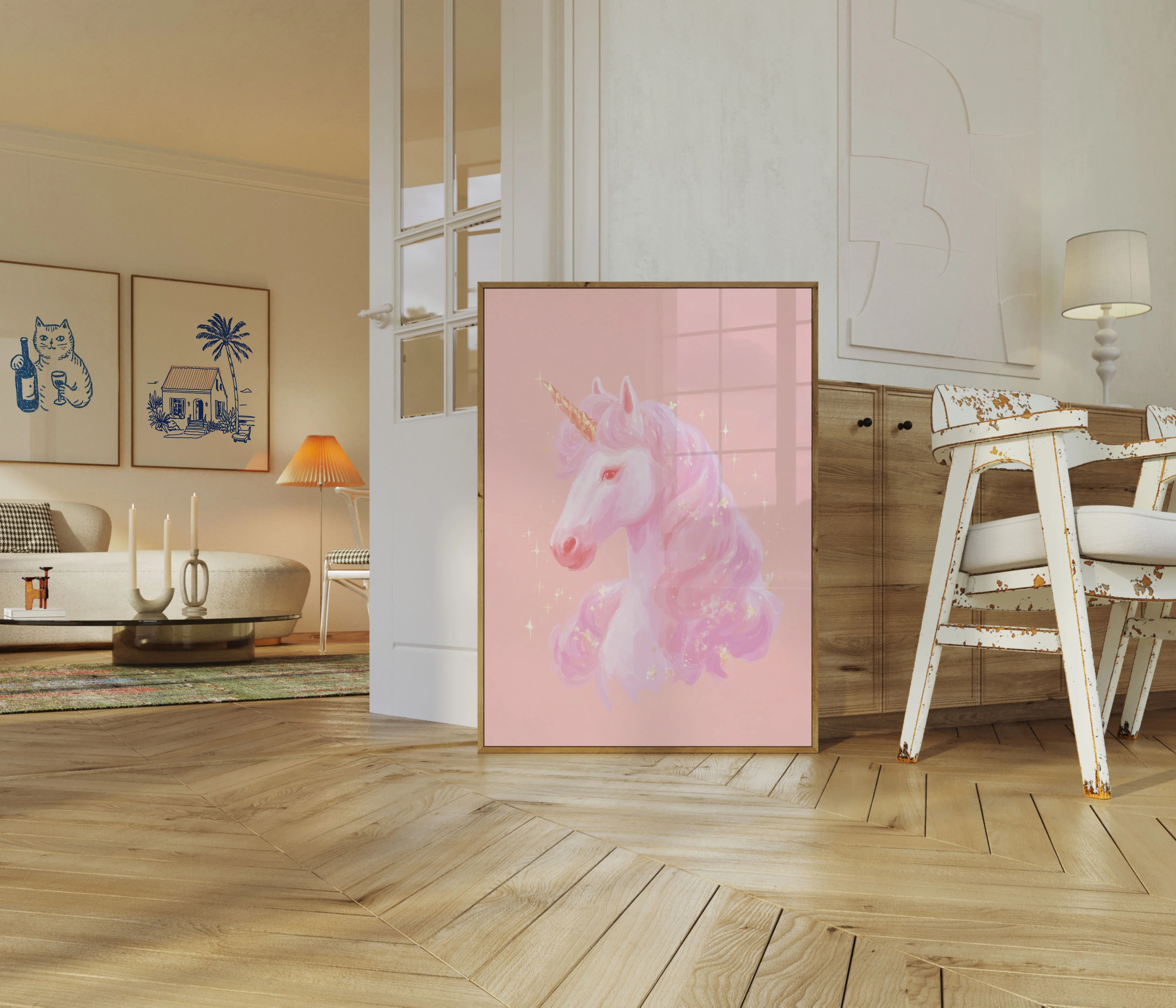 Magical Pink Unicorn Poster - Image 5