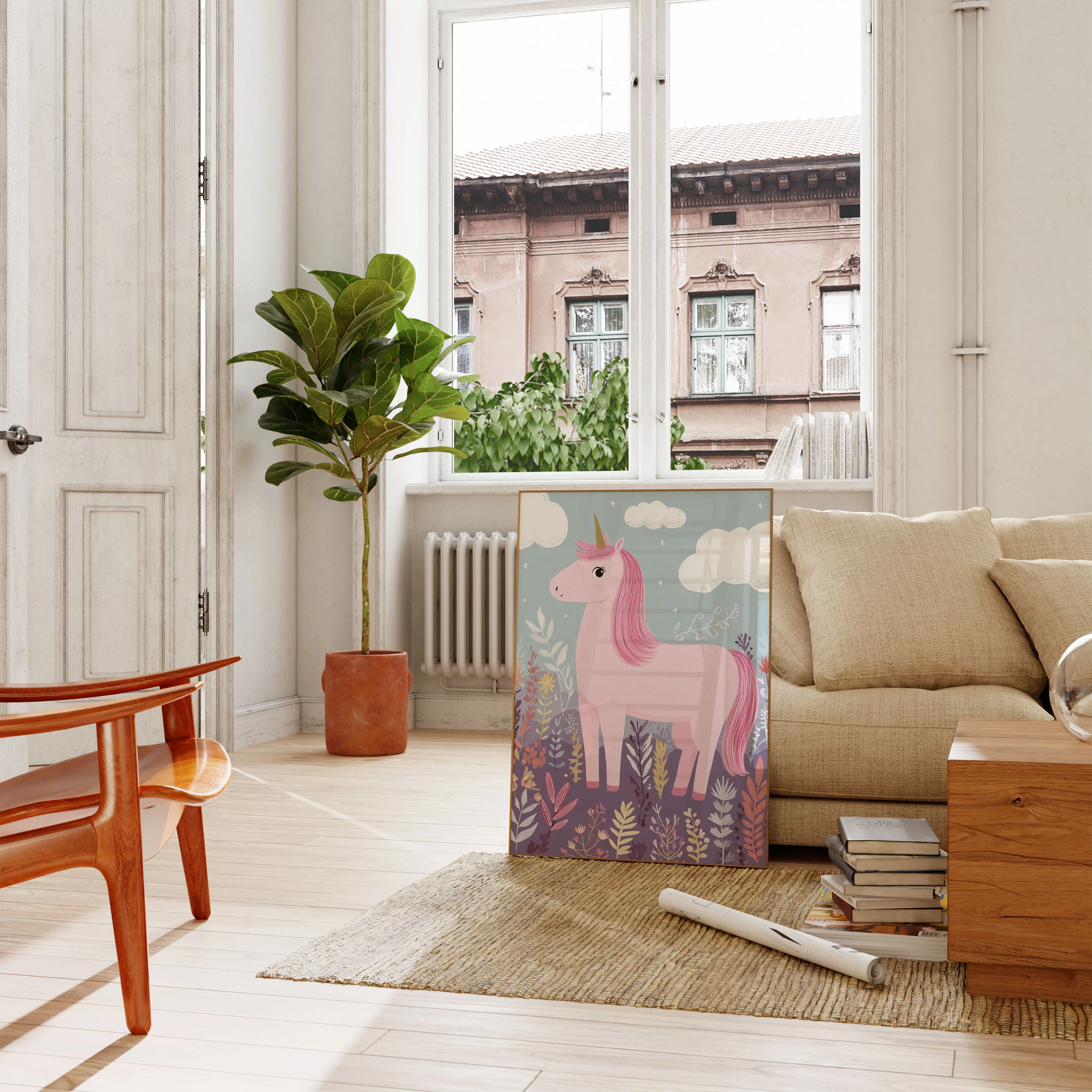 Magical Pink Unicorn Poster - Image 2