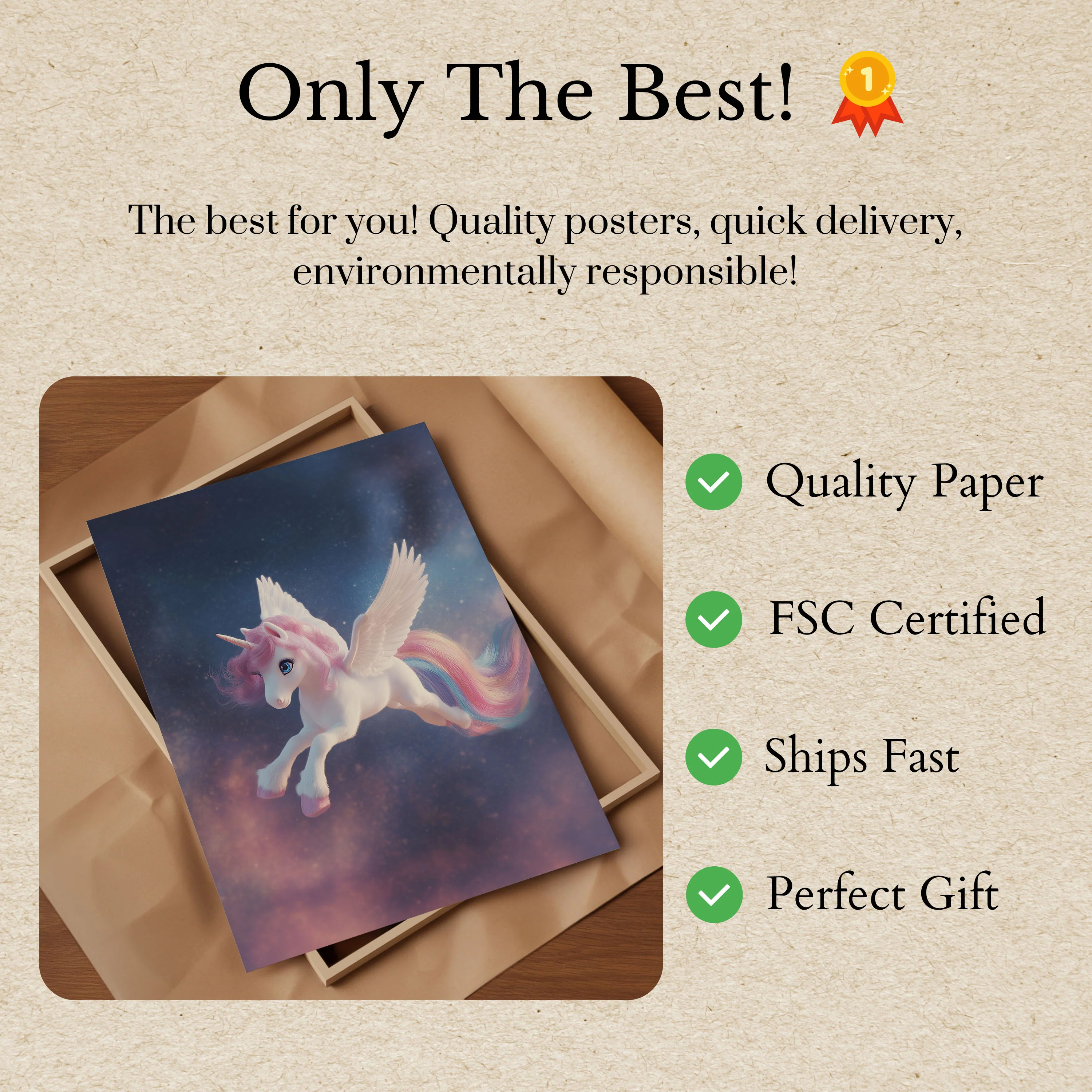 Magical Unicorn Dream Poster - Image 3