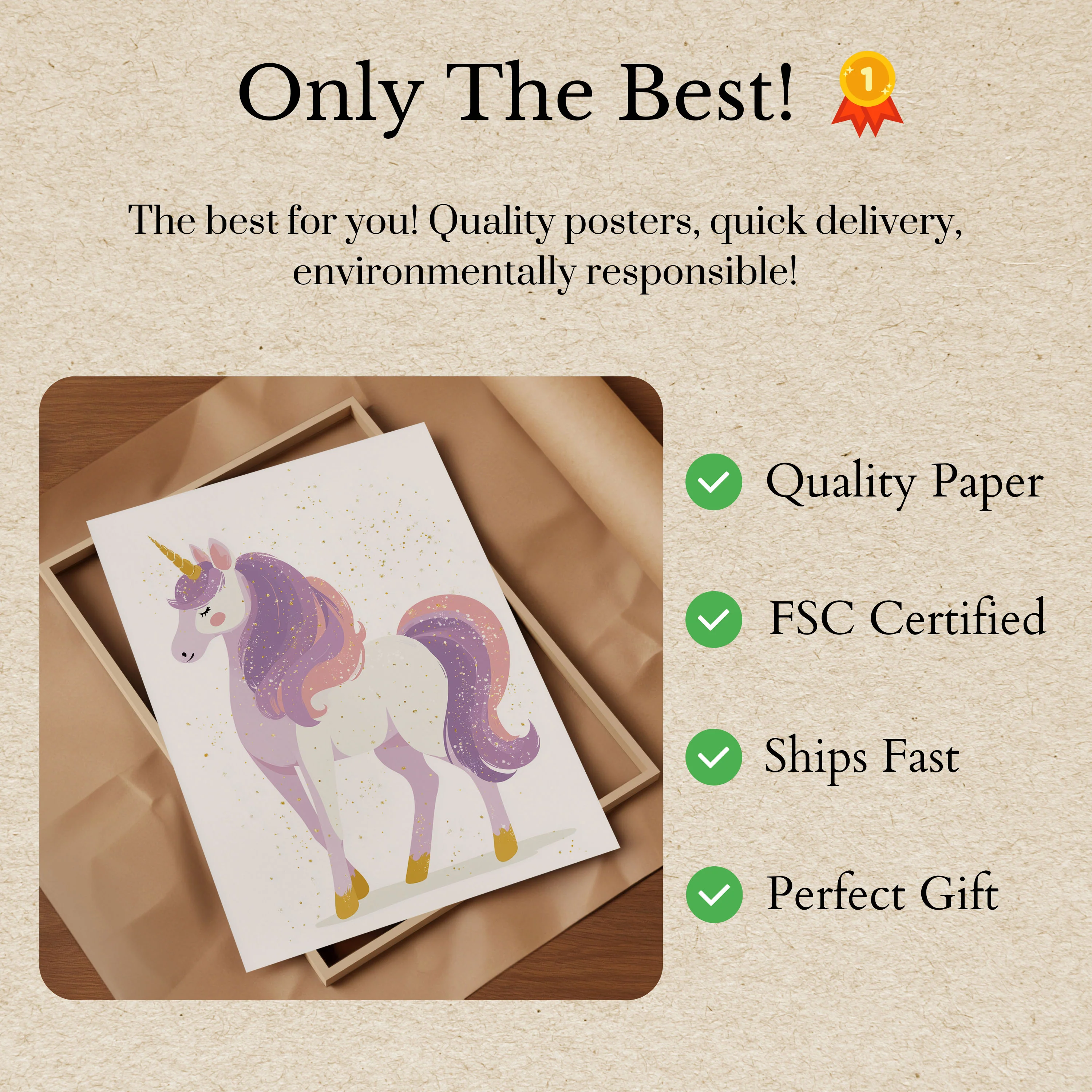 Magical Unicorn Dream Poster - Image 3