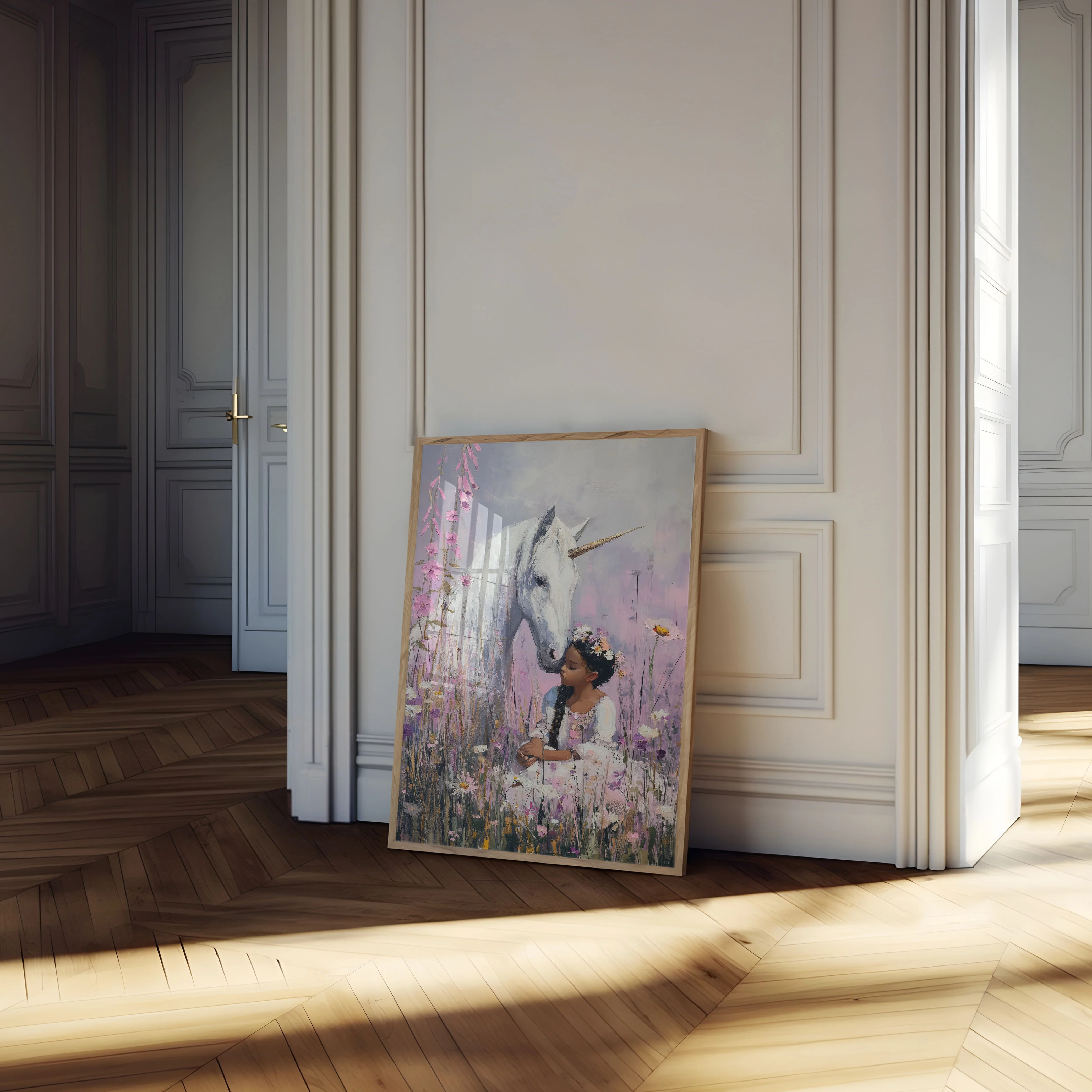 Magical Unicorn Meadow Poster - Image 4