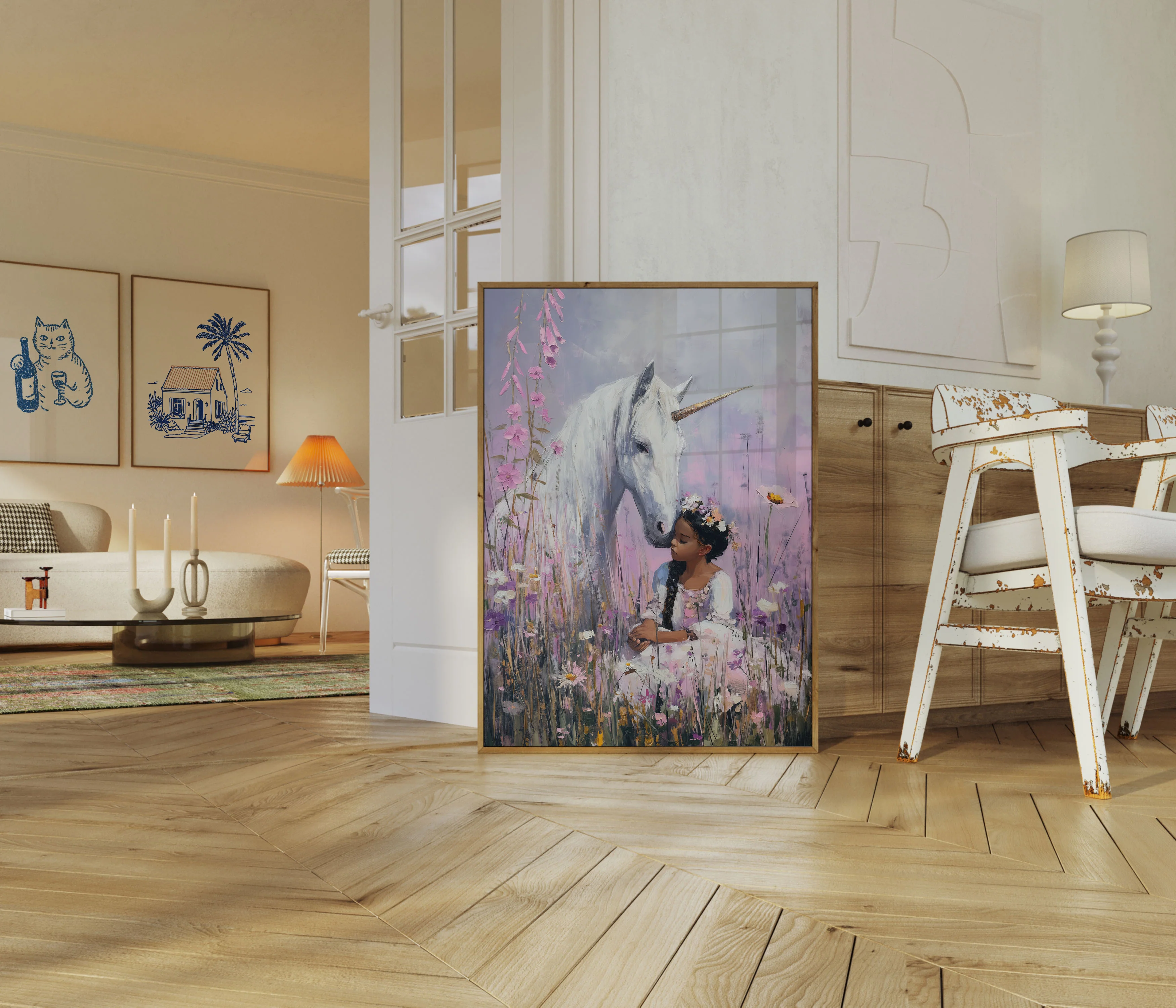Magical Unicorn Meadow Poster - Image 5