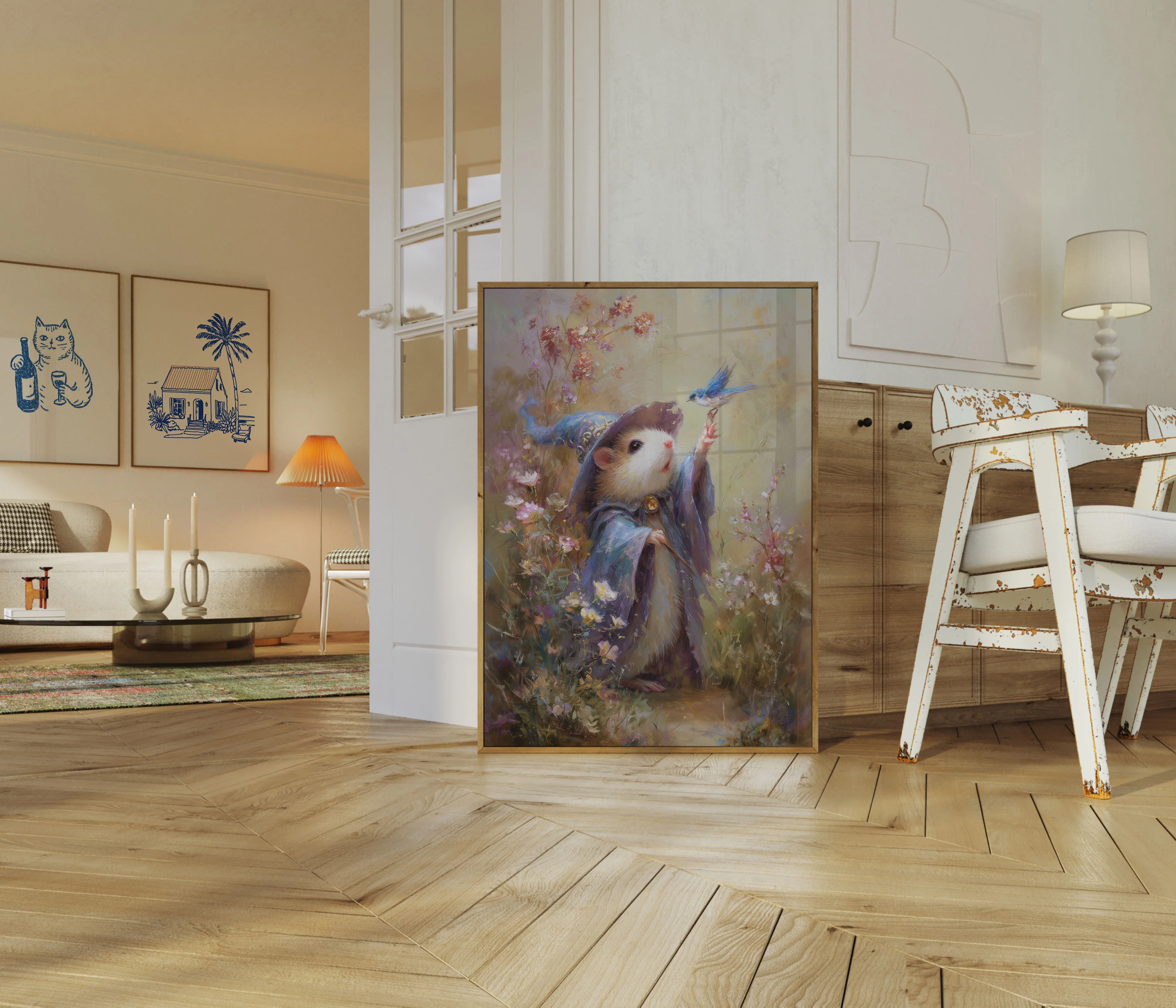 Magical Wizard Hamster Fantasy Poster - Image 5