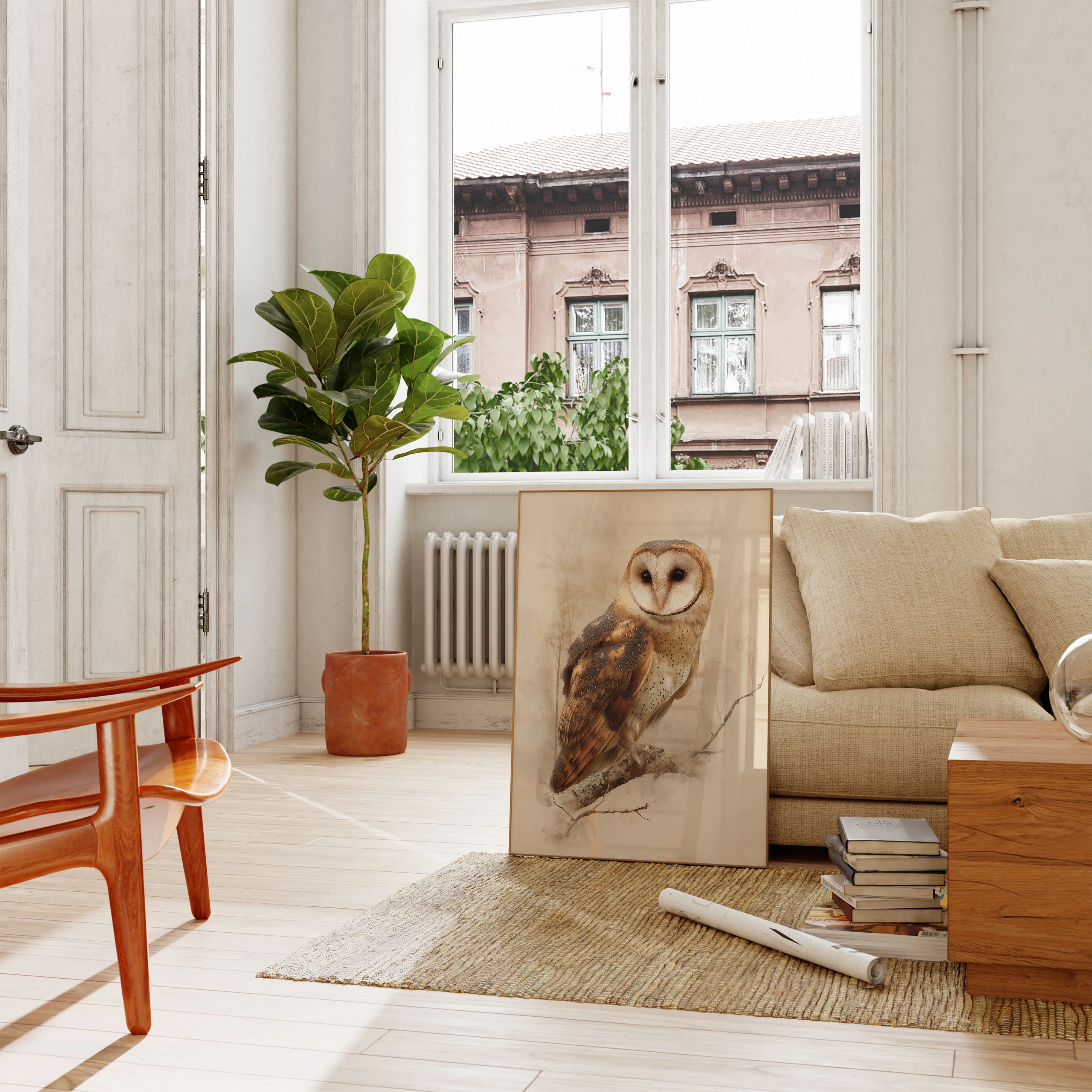Majestic Barn Owl Poster - Image 2