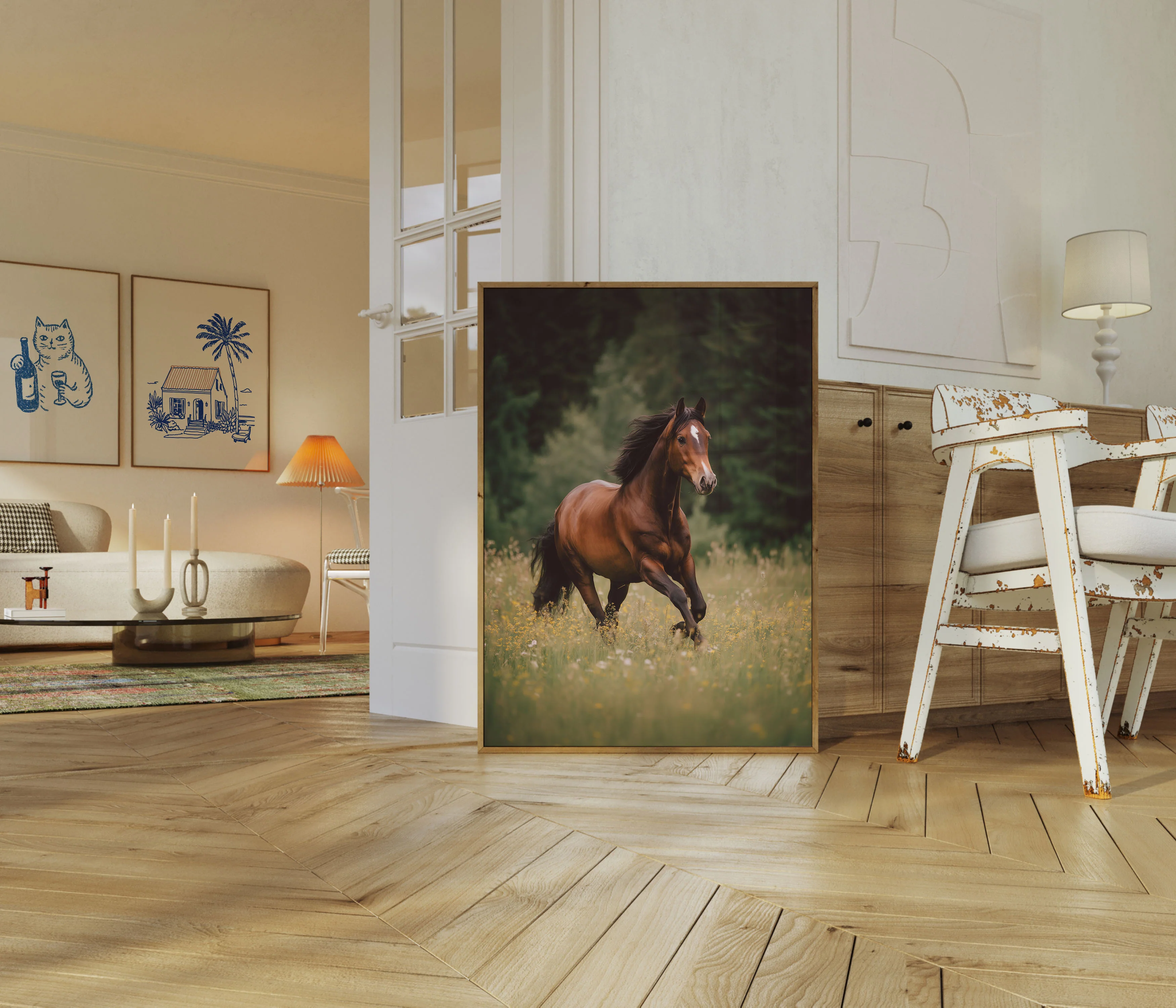 Majestic Bay Horse Poster - Image 5