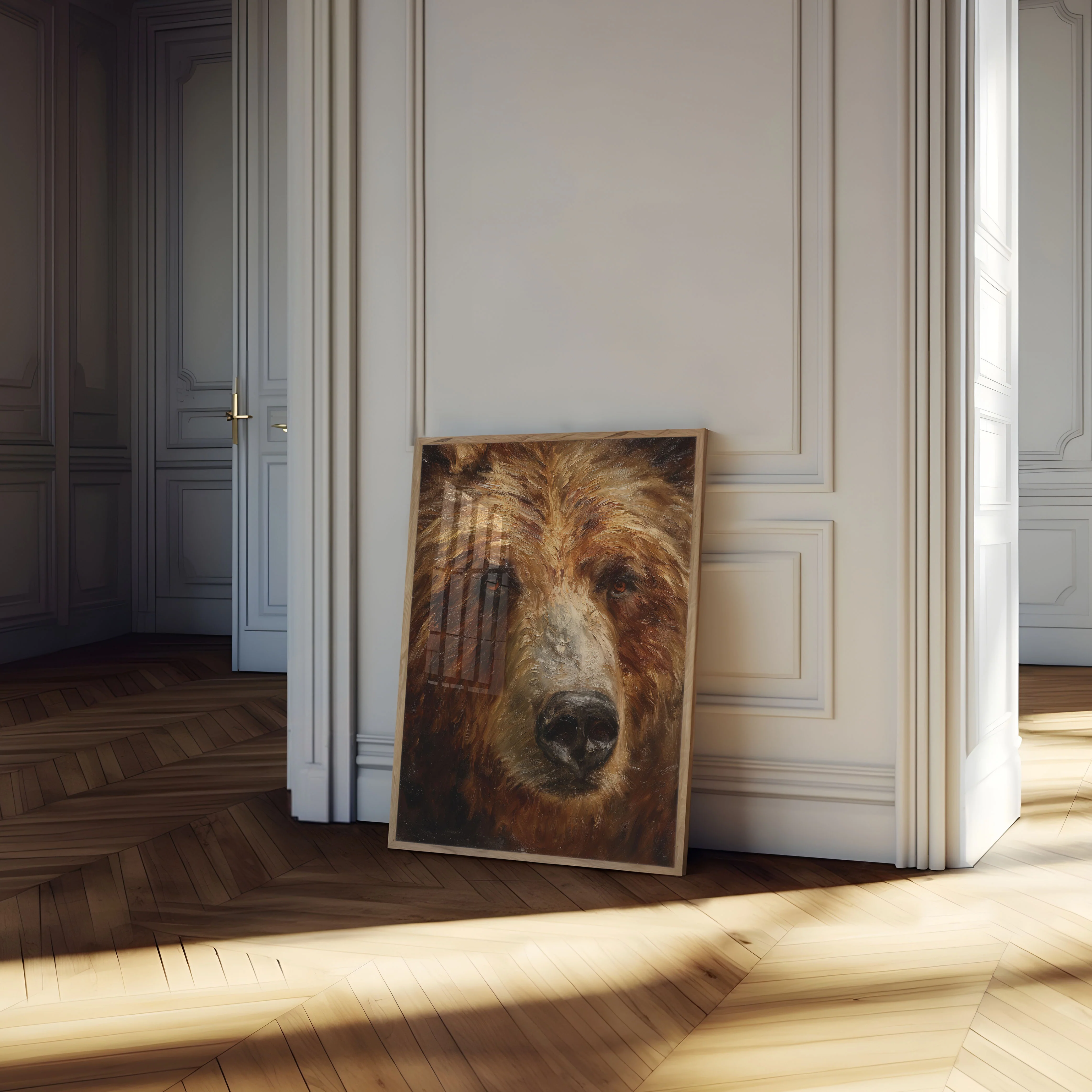 Majestic Bear Portrait Poster - Image 4