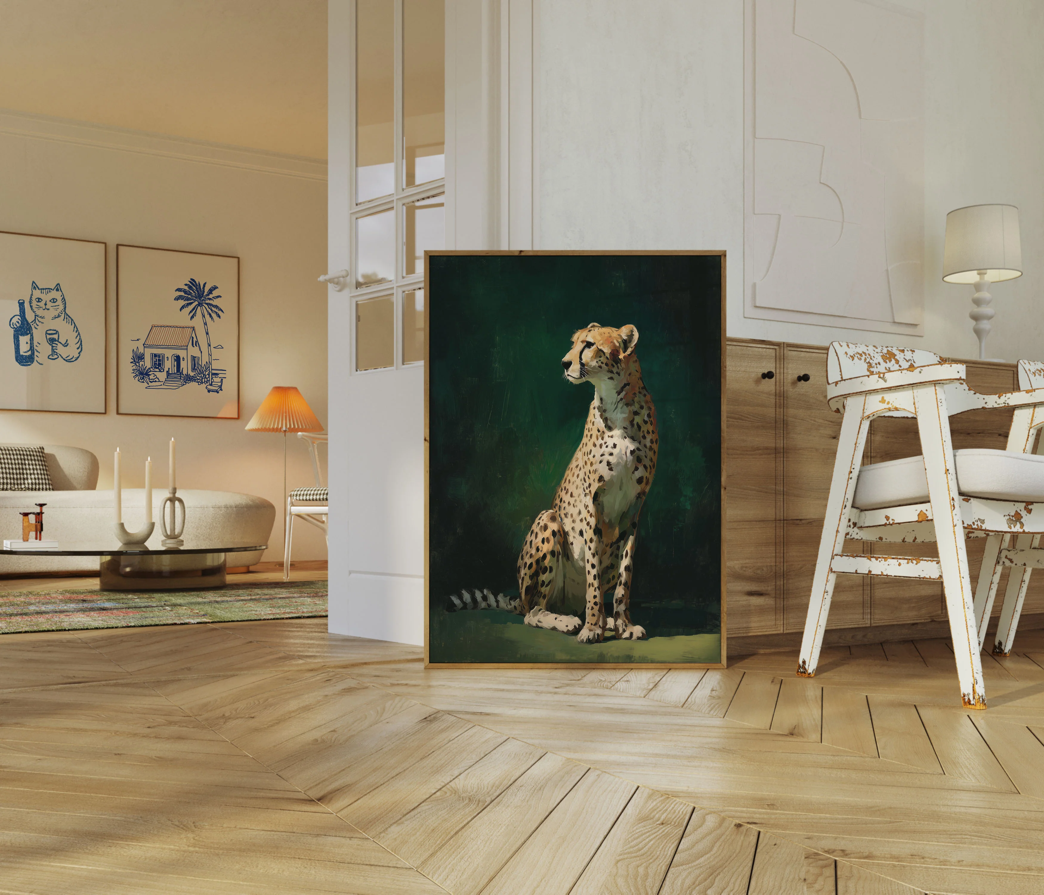Majestic Cheetah Wildlife Poster - Image 5