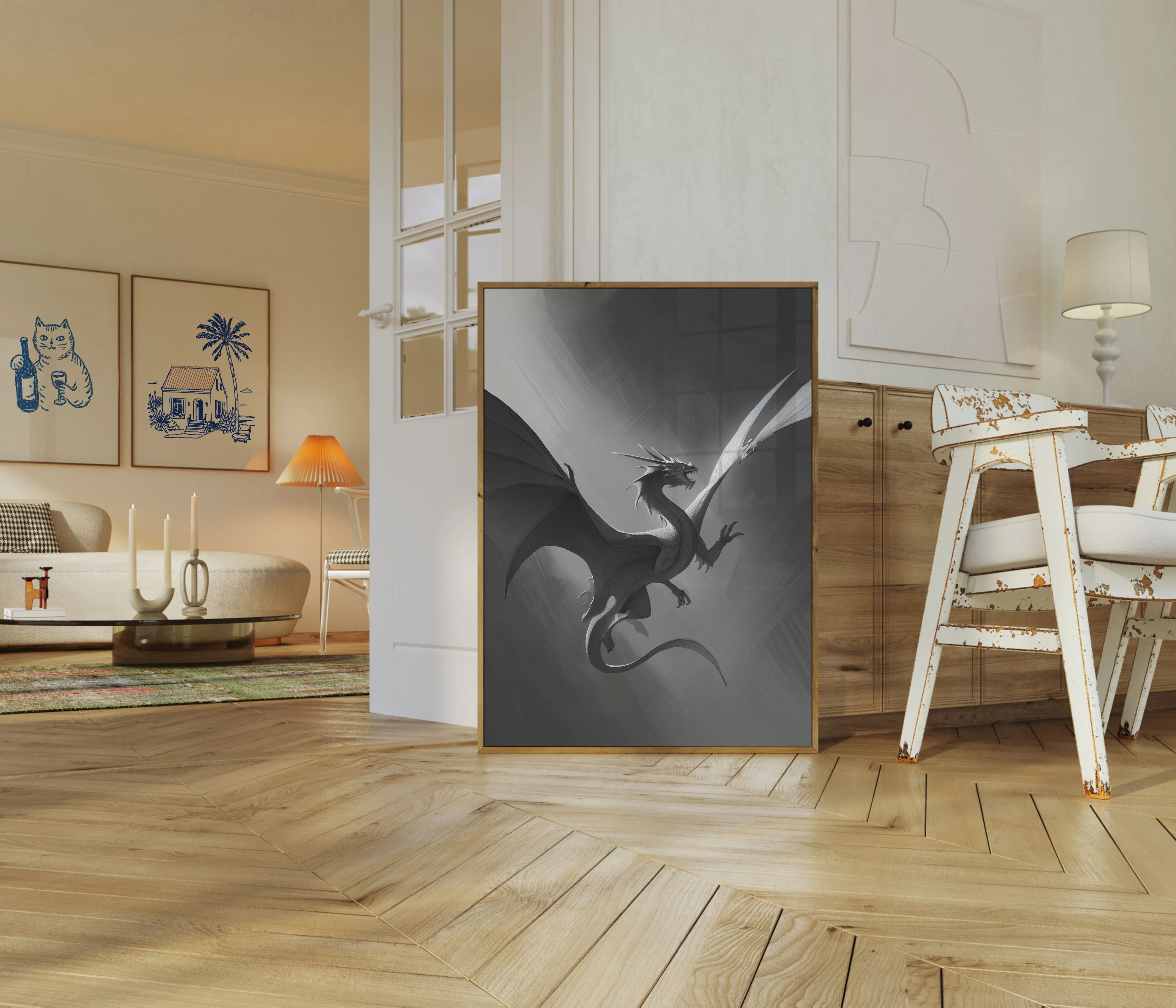 Majestic Dragon Flight Poster - Image 5