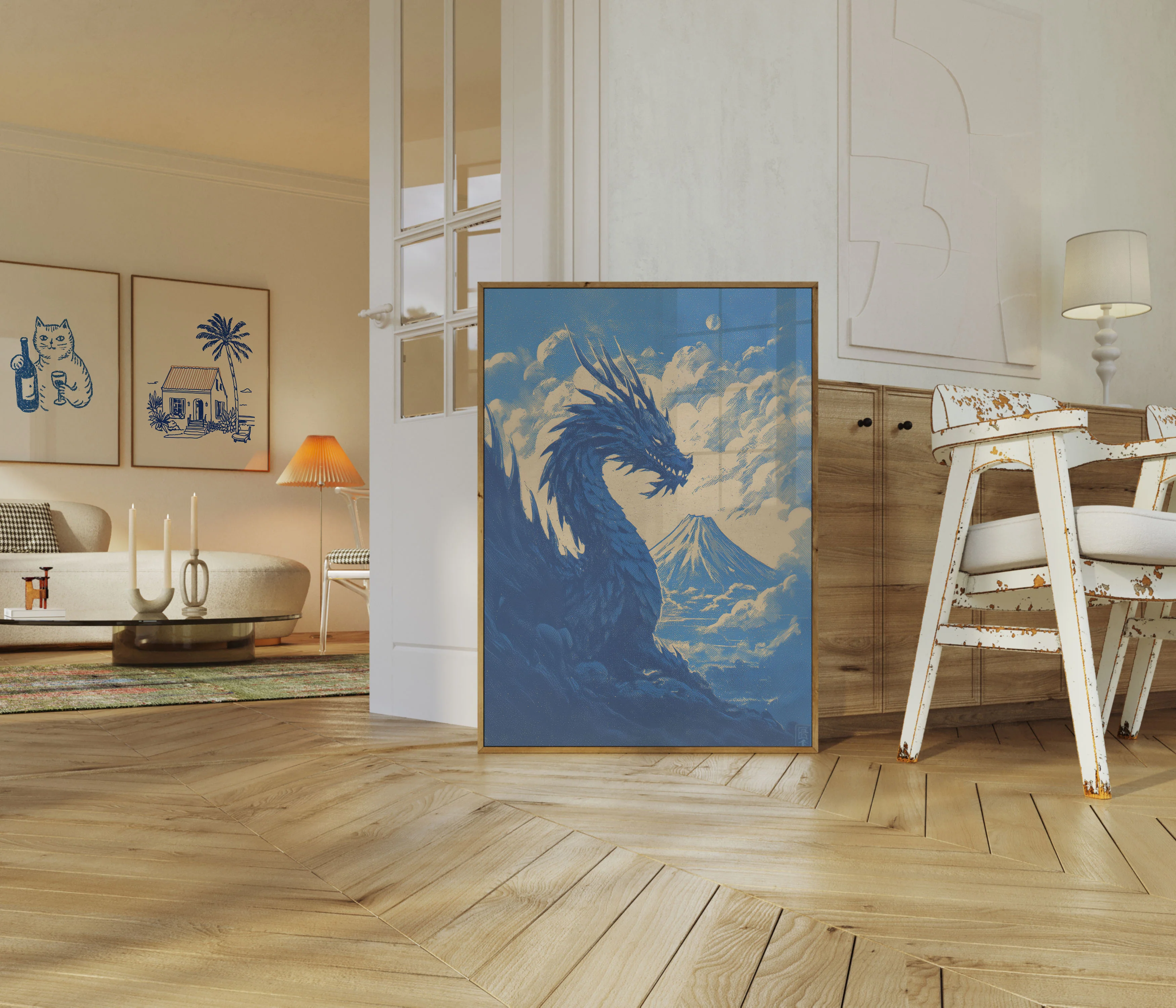 Majestic Dragon Mountain Poster - Image 5