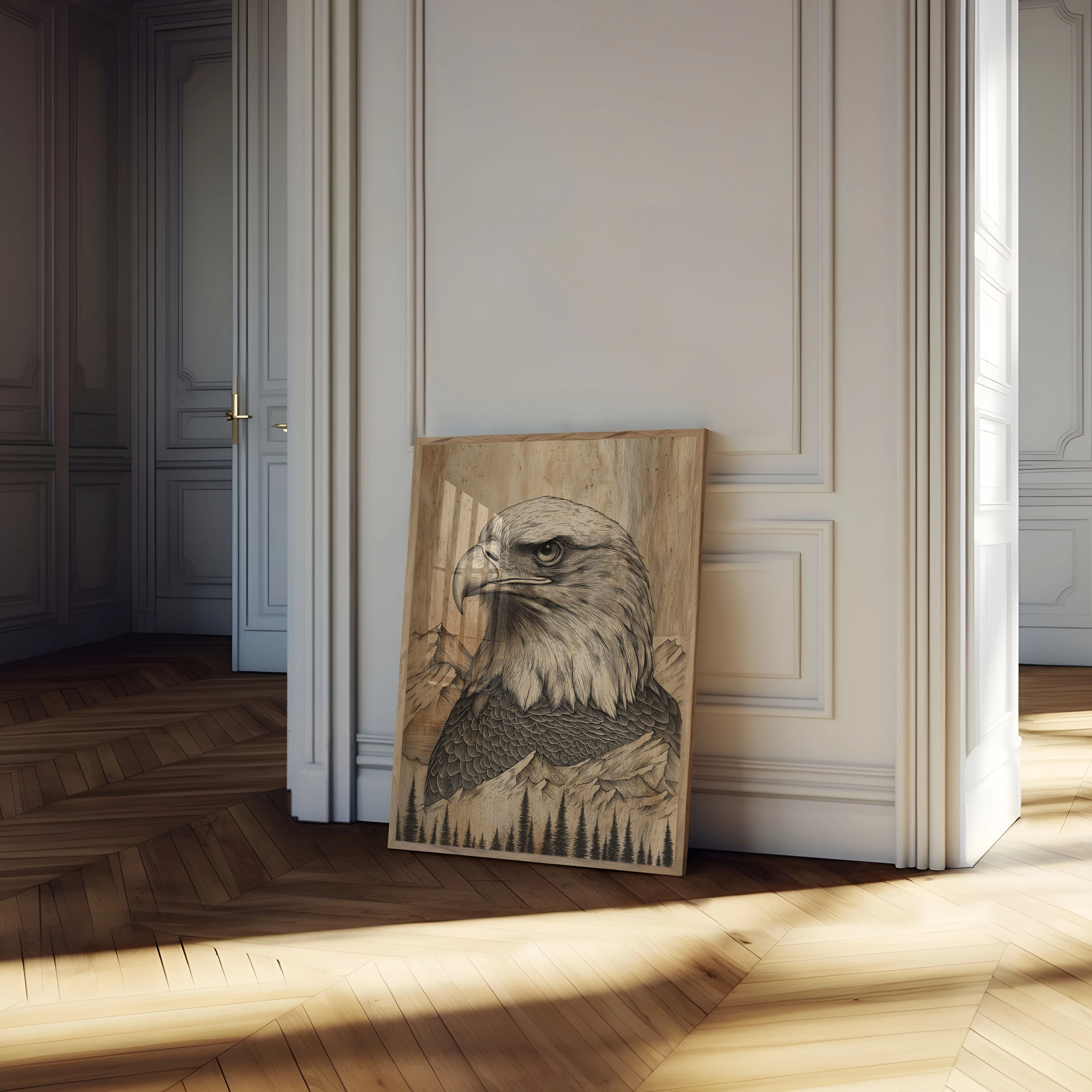 Majestic Eagle Mountain Poster - Image 4