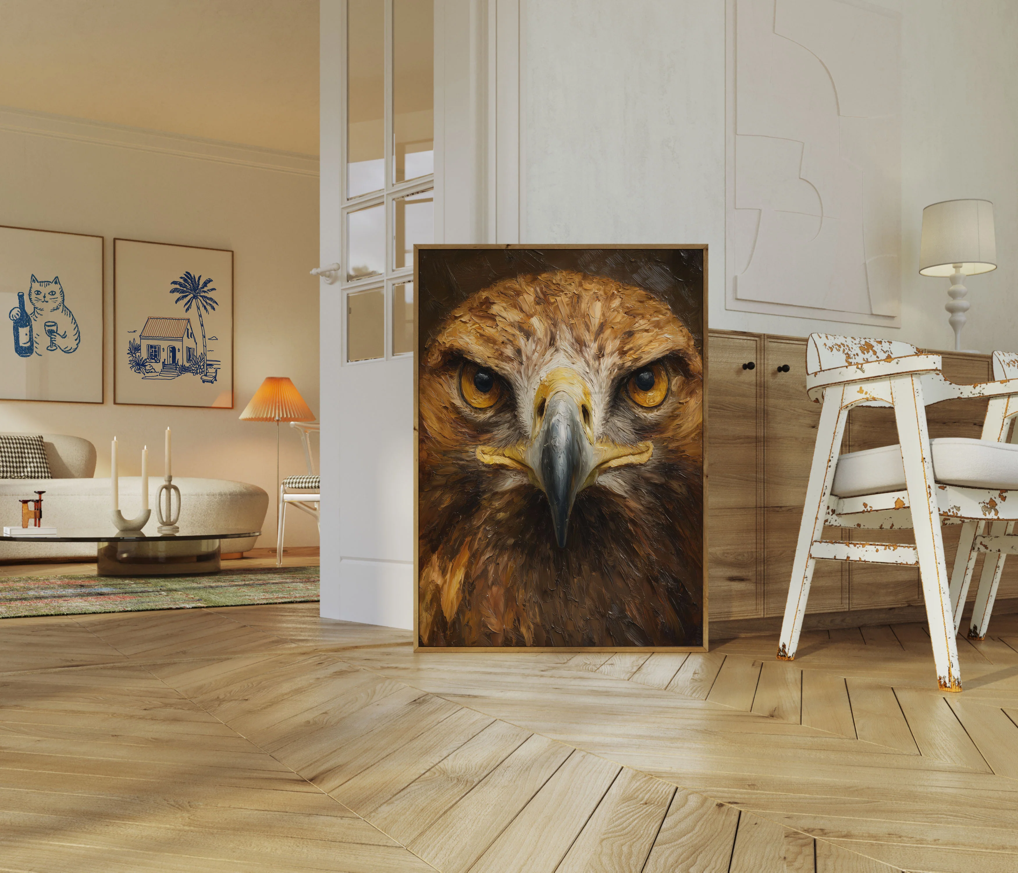 Majestic Eagle Portrait Poster - Image 5