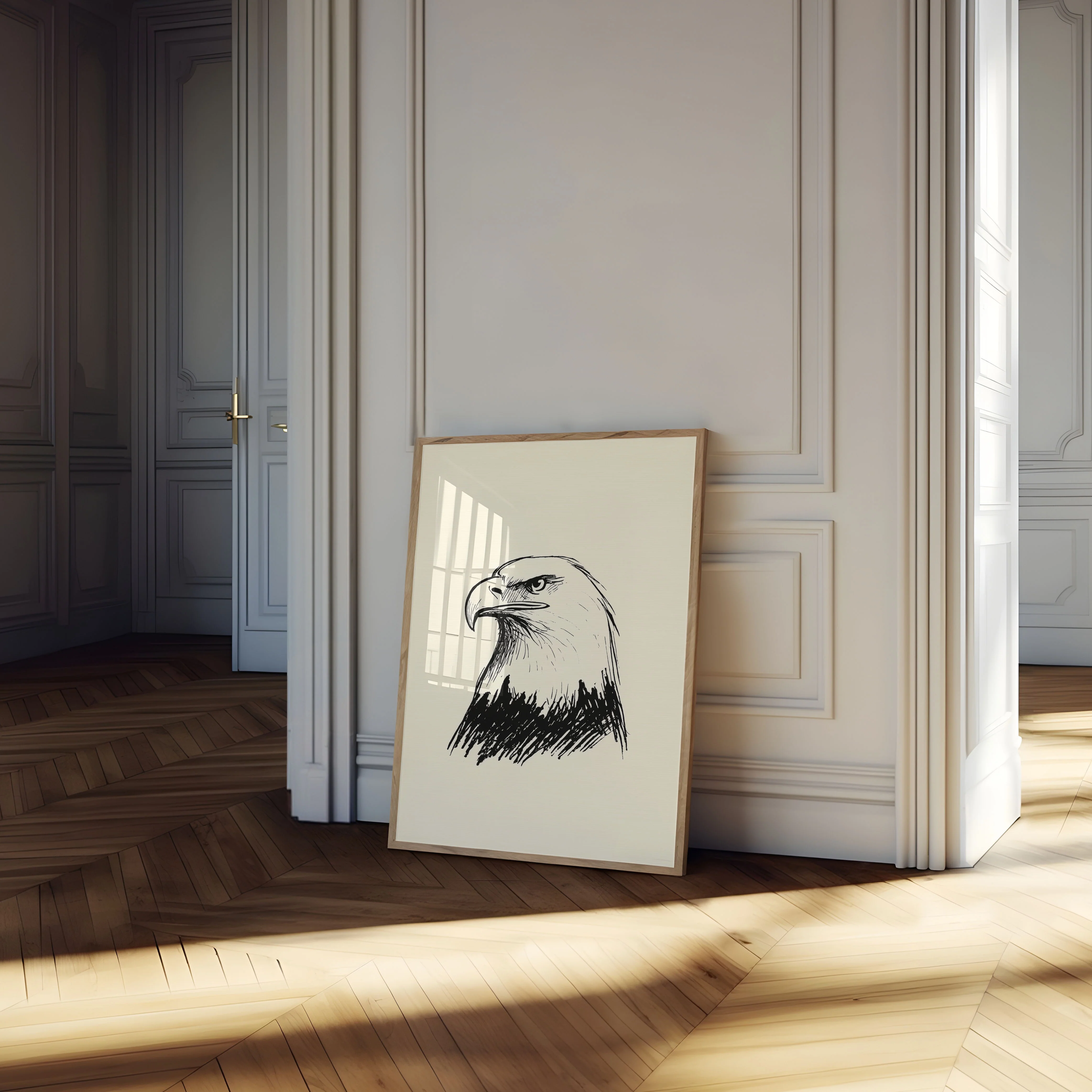 Majestic Eagle Profile Poster - Image 4