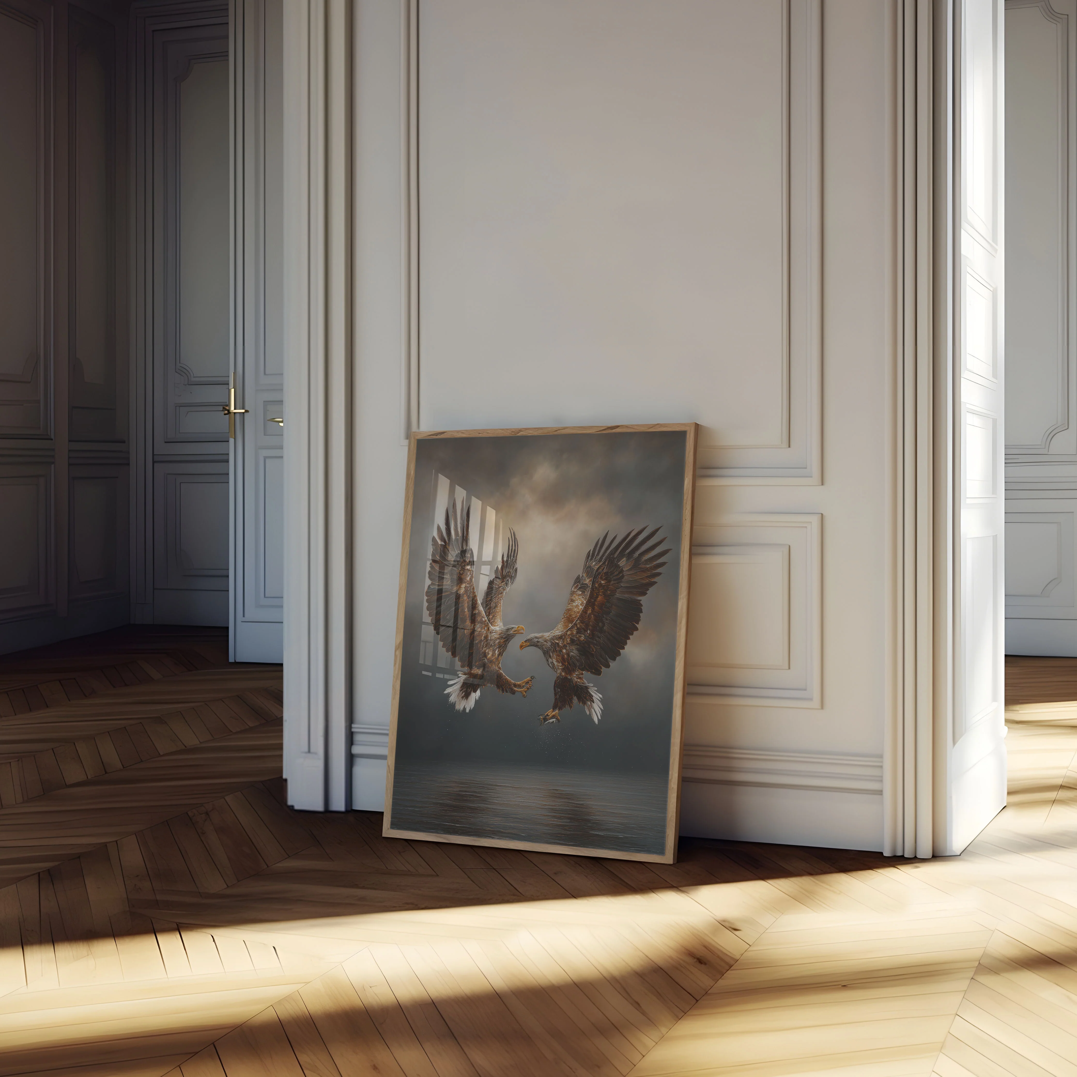 Majestic Eagles in Flight Poster - Image 4