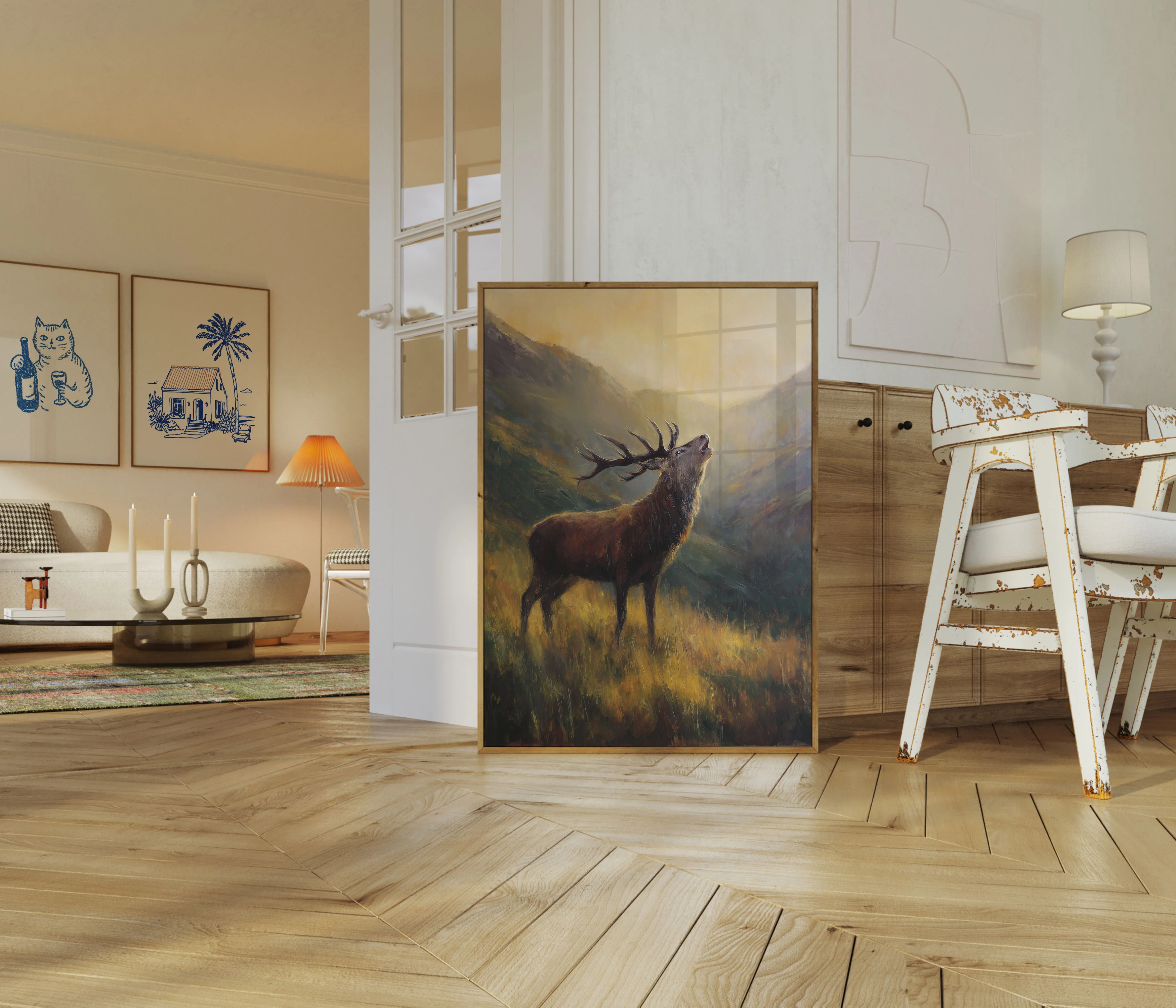 Majestic Elk in Mountain Valley Poster - Image 5