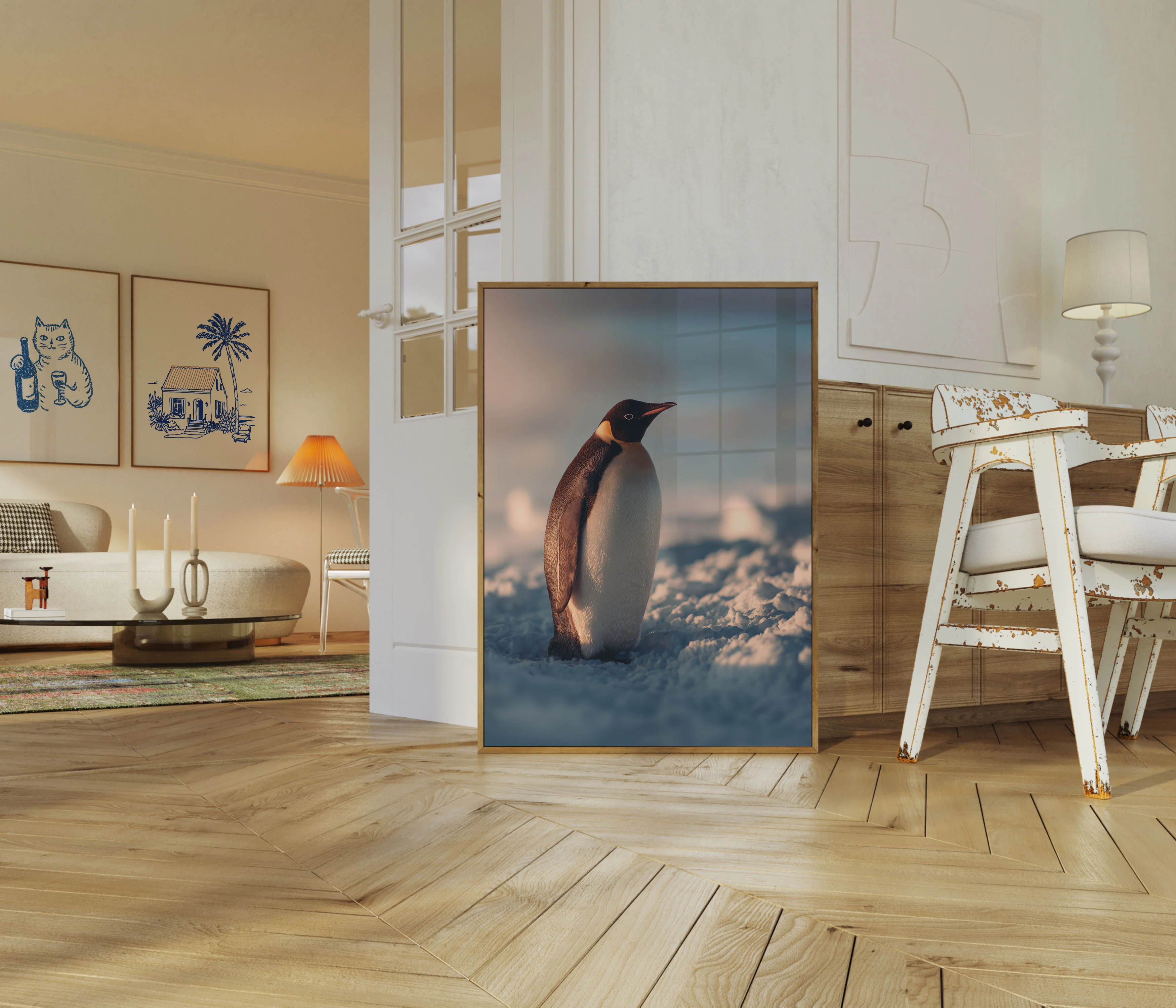 Majestic Emperor Penguin Poster - Image 5