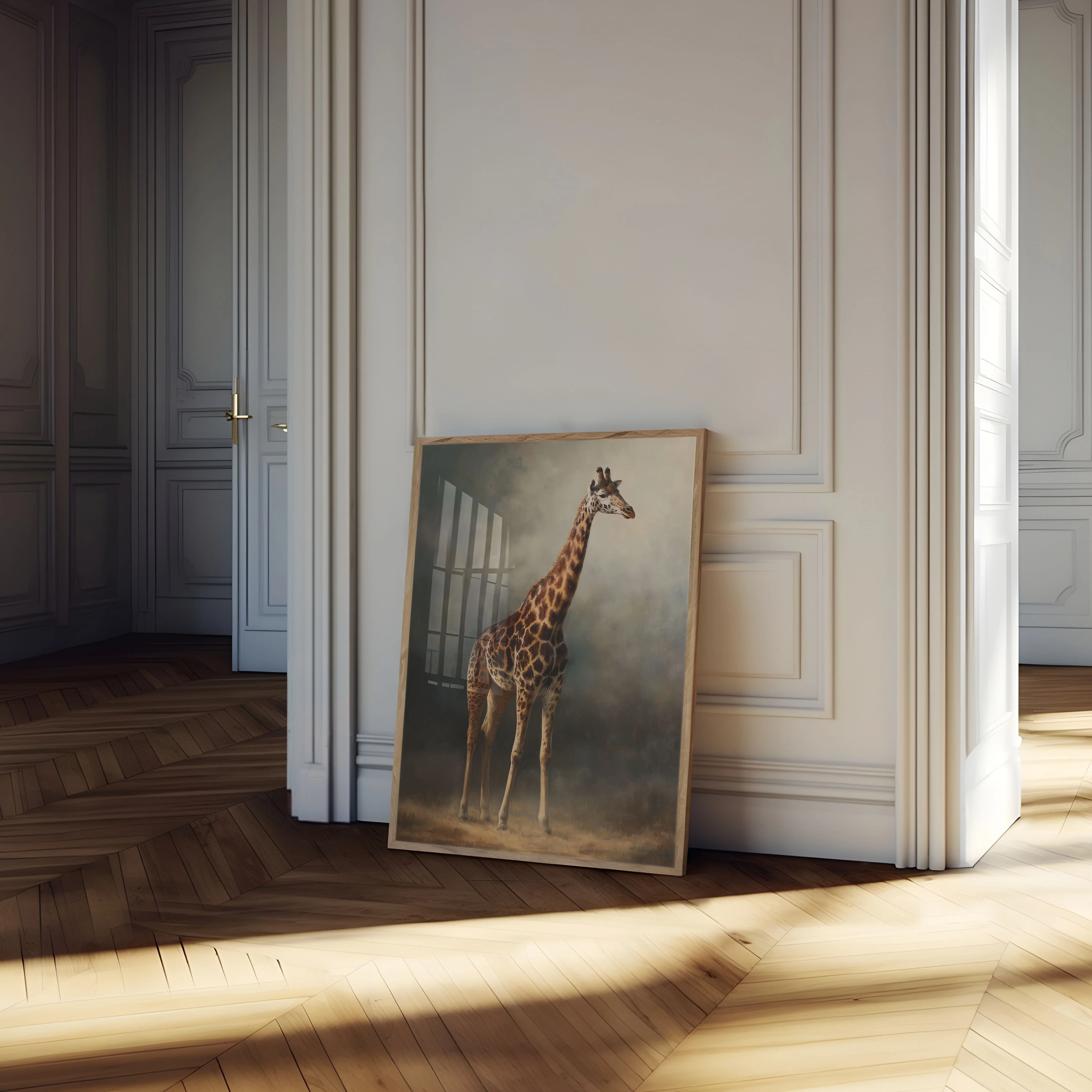 Majestic Giraffe Wildlife Poster - Image 4