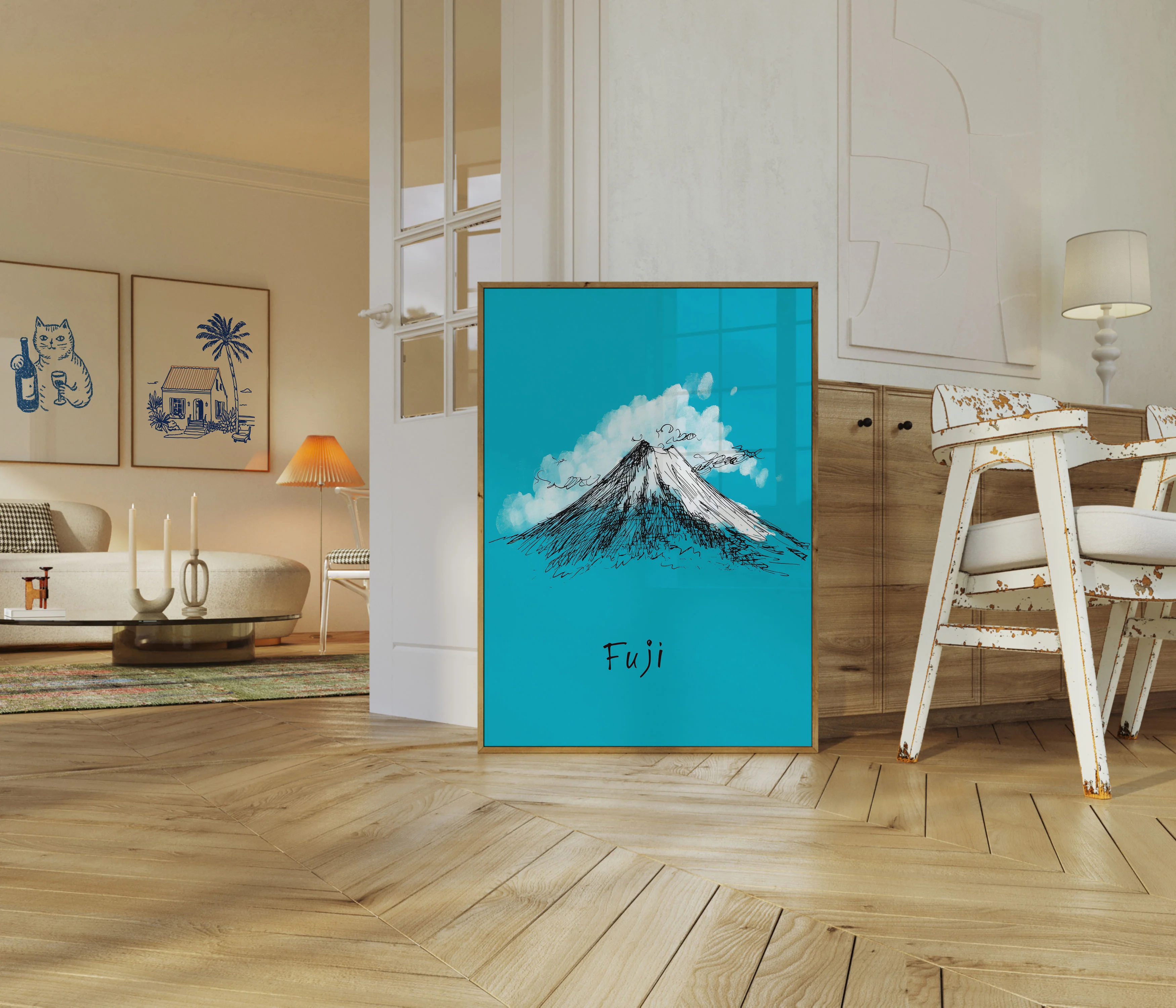 Majestic Mount Fuji Landscape Poster - Image 4