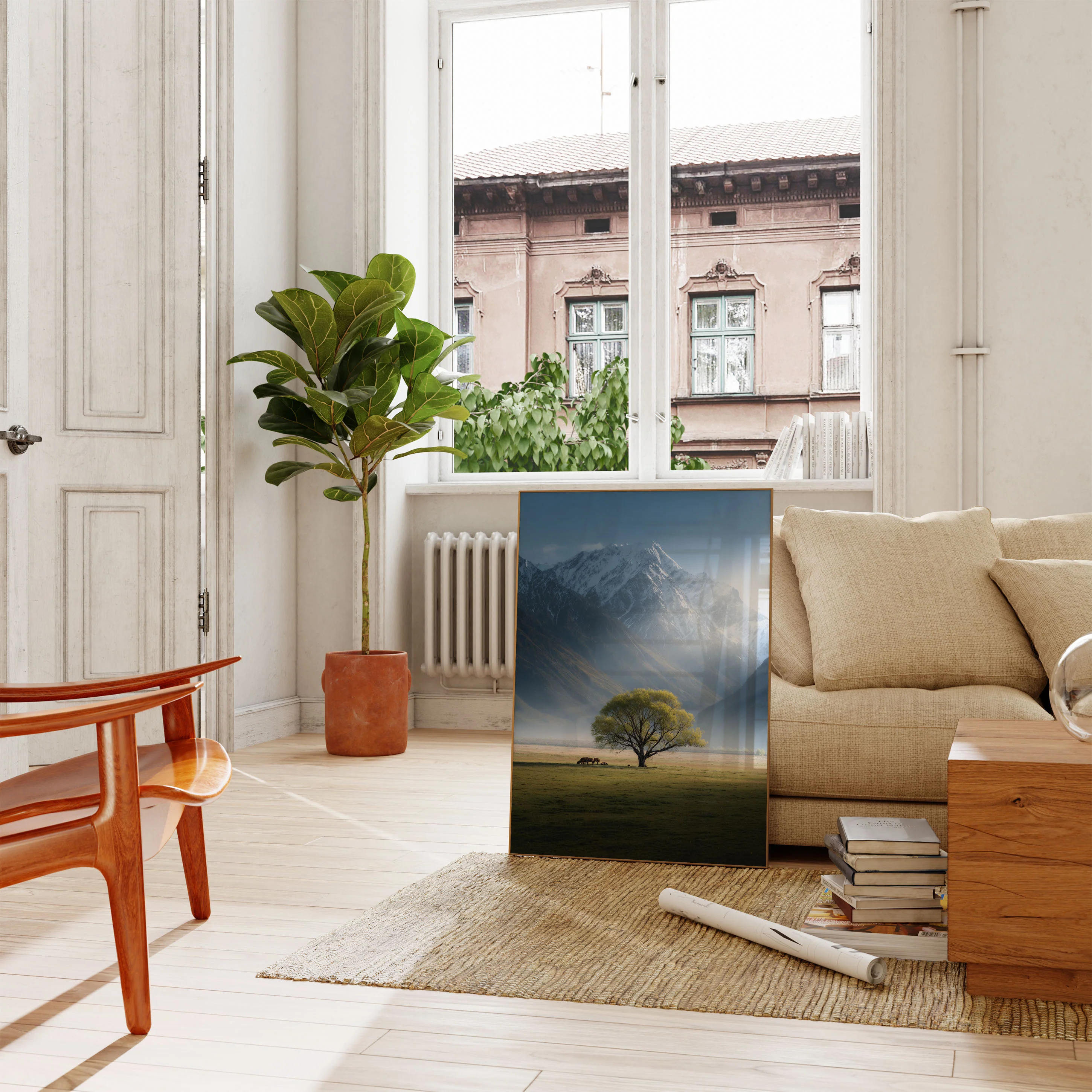 Majestic Mountain Solitude Poster - Image 2