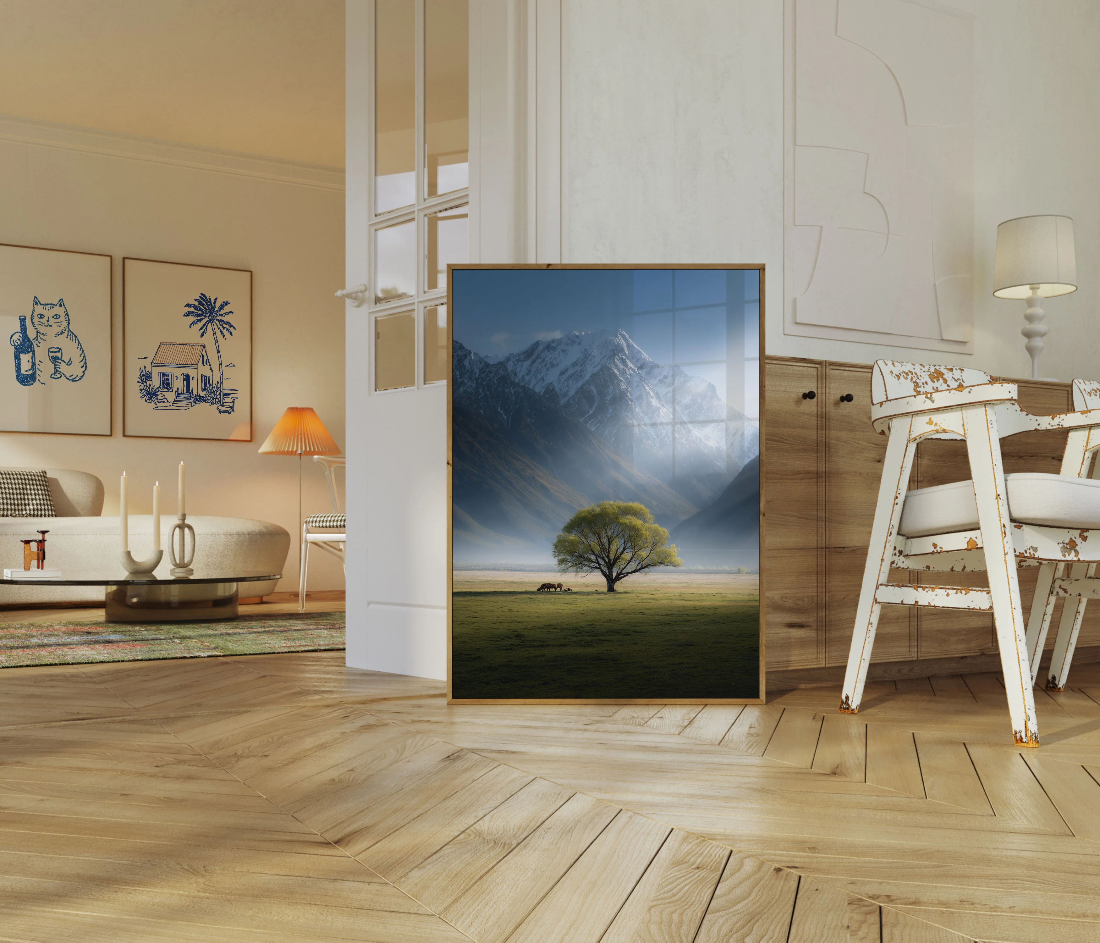 Majestic Mountain Solitude Poster - Image 5