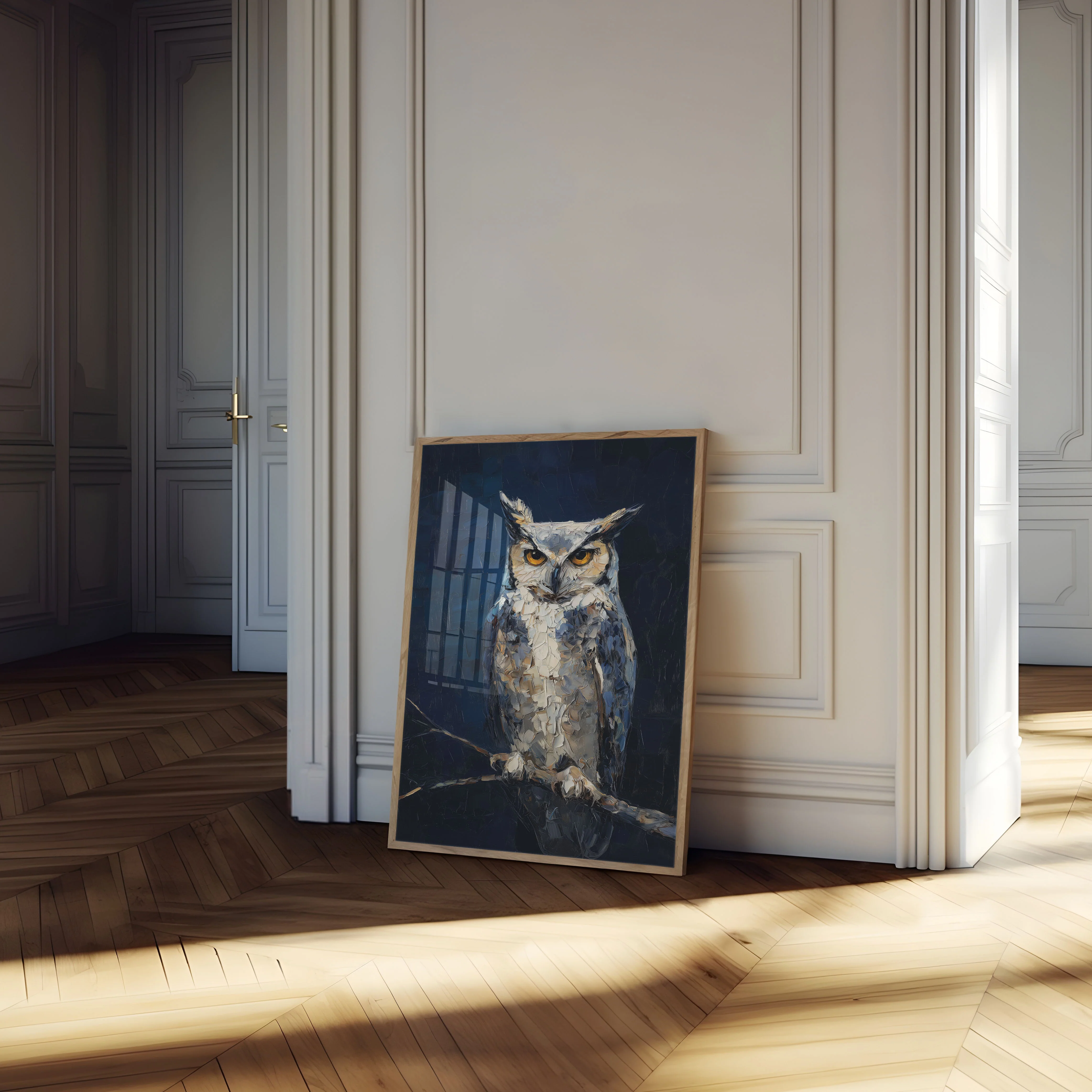 Majestic Owl Night Poster - Image 4